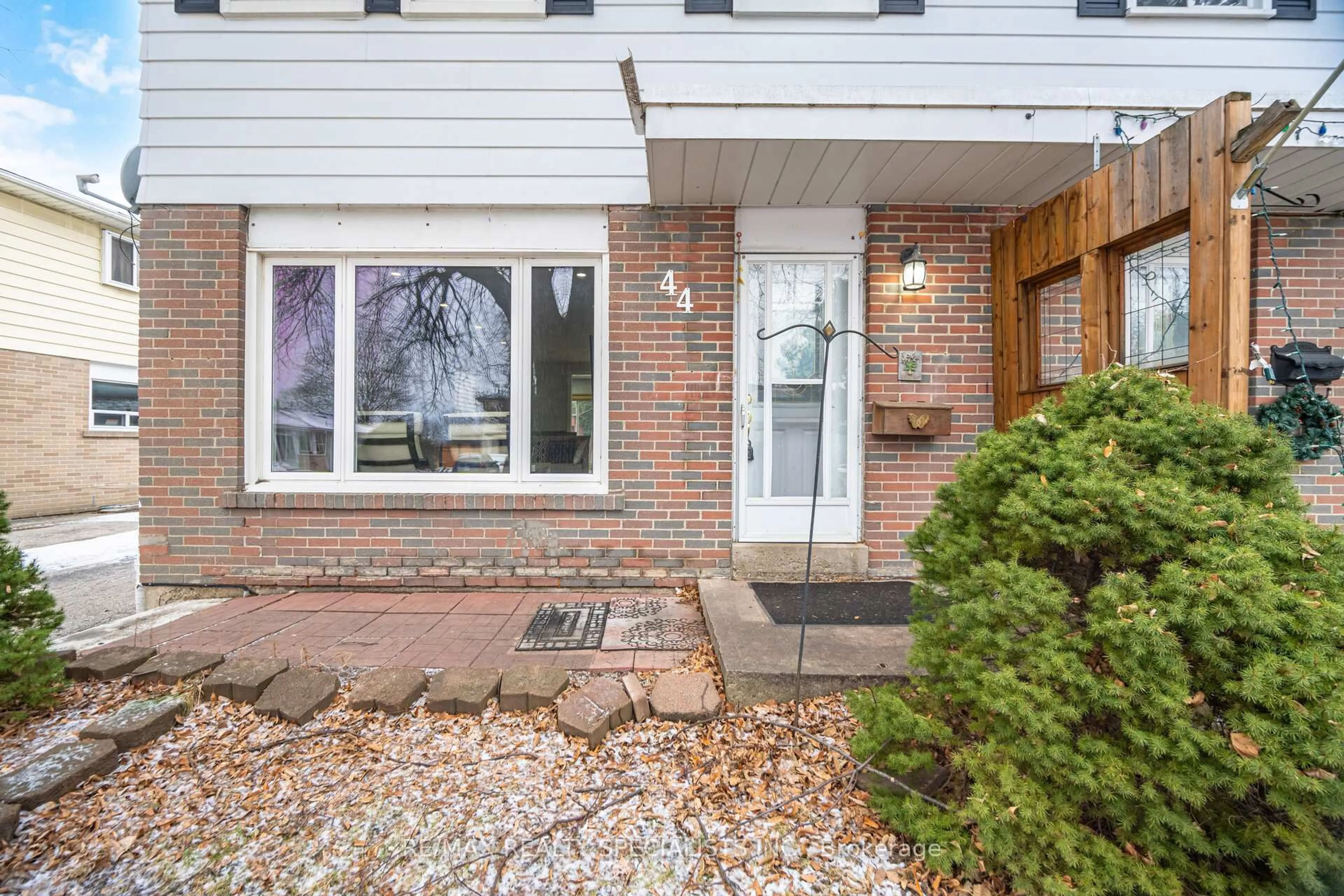 Home with brick exterior material, street for 44 Herkley Dr, Brampton Ontario L6V 2E8