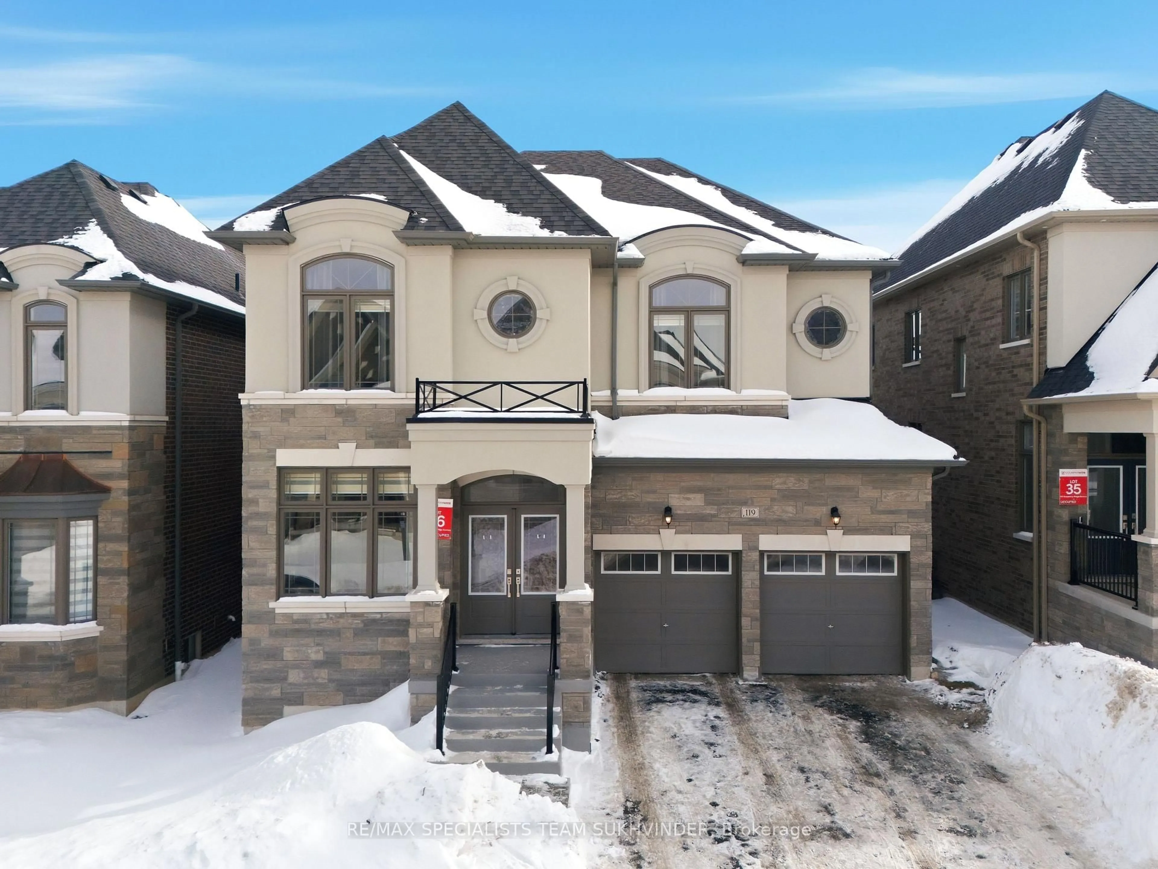 Home with brick exterior material, street for 119 Raspberry Ridge Ave, Caledon Ontario L7C 4N2