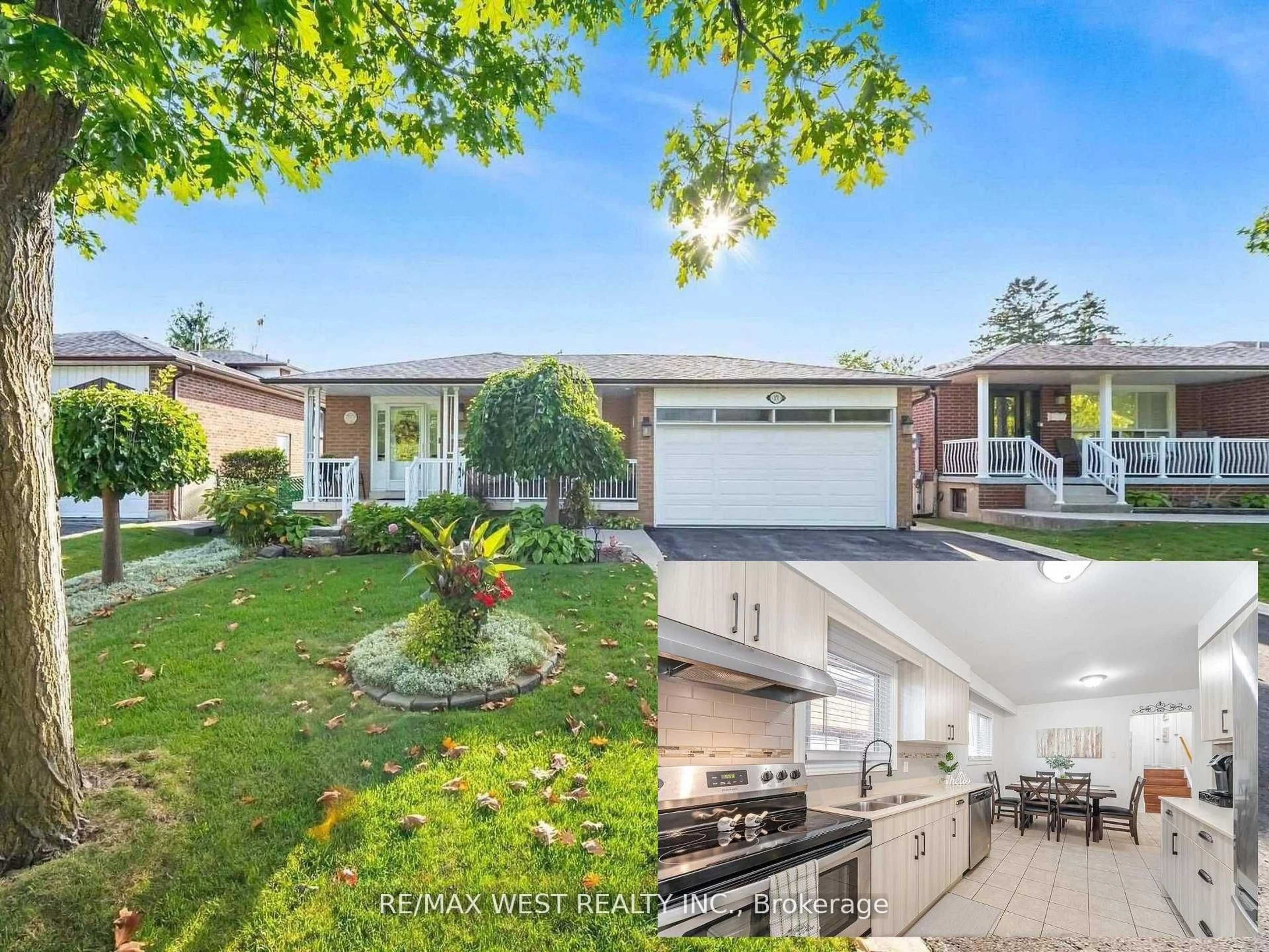 A pic from outside/outdoor area/front of a property/back of a property/a pic from drone, street for 17 Malcolm Cres, Brampton Ontario L6S 3C7