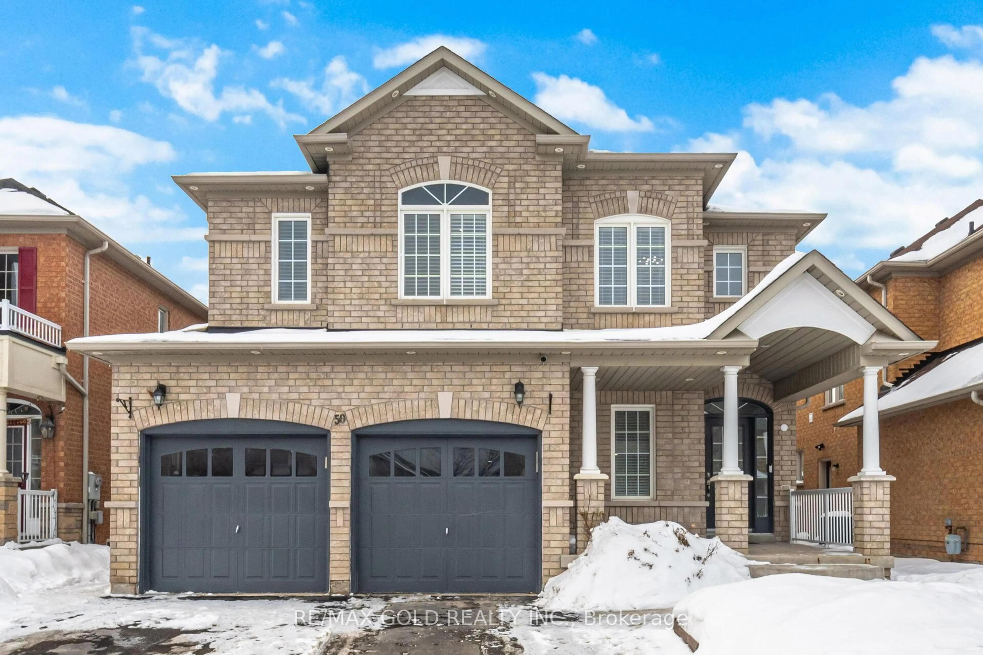 Home with brick exterior material, street for 50 Long Meadow Rd, Brampton Ontario L6P 1Z8
