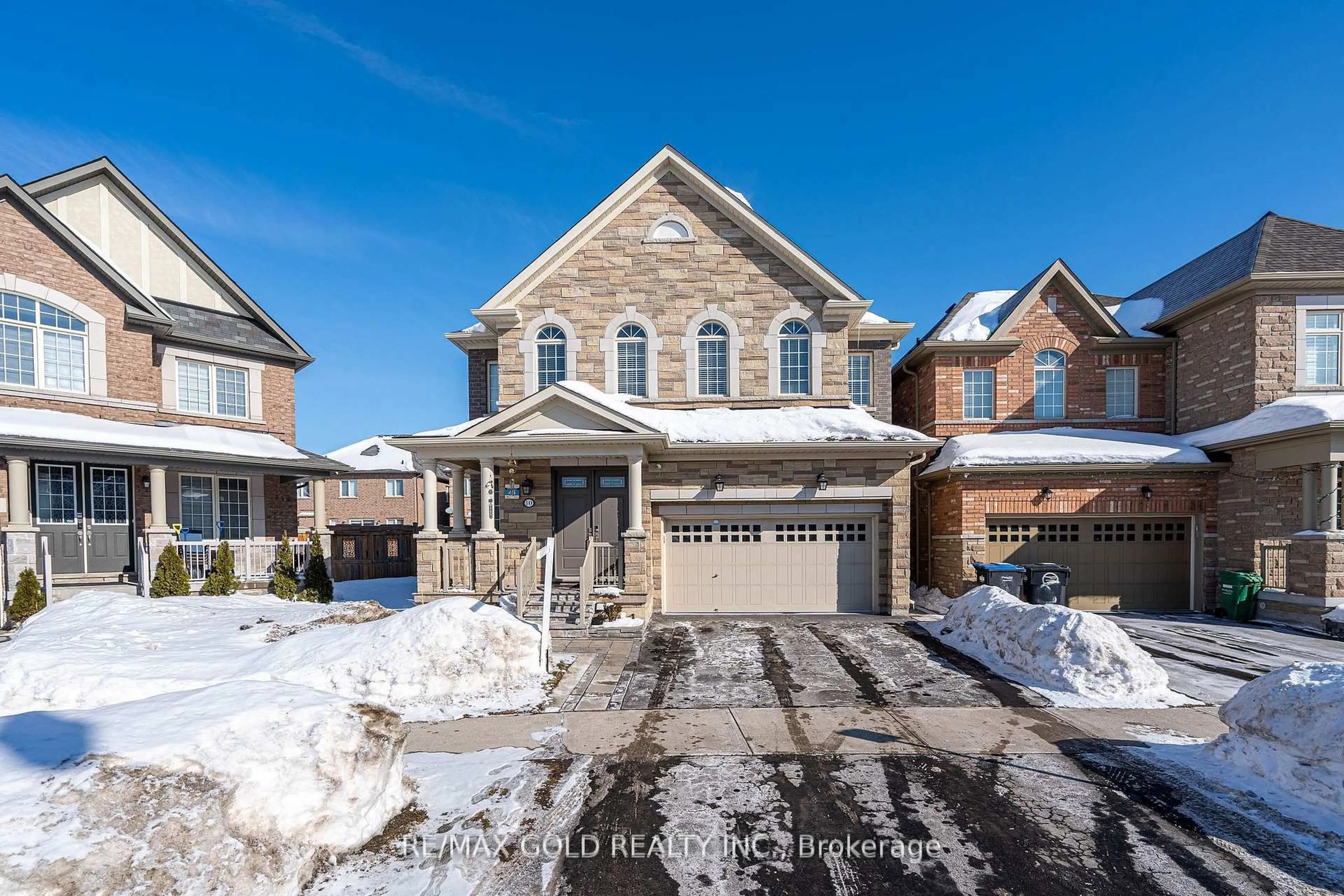 Home with brick exterior material, street for 10 Spokanne St, Brampton Ontario L6R 4A2