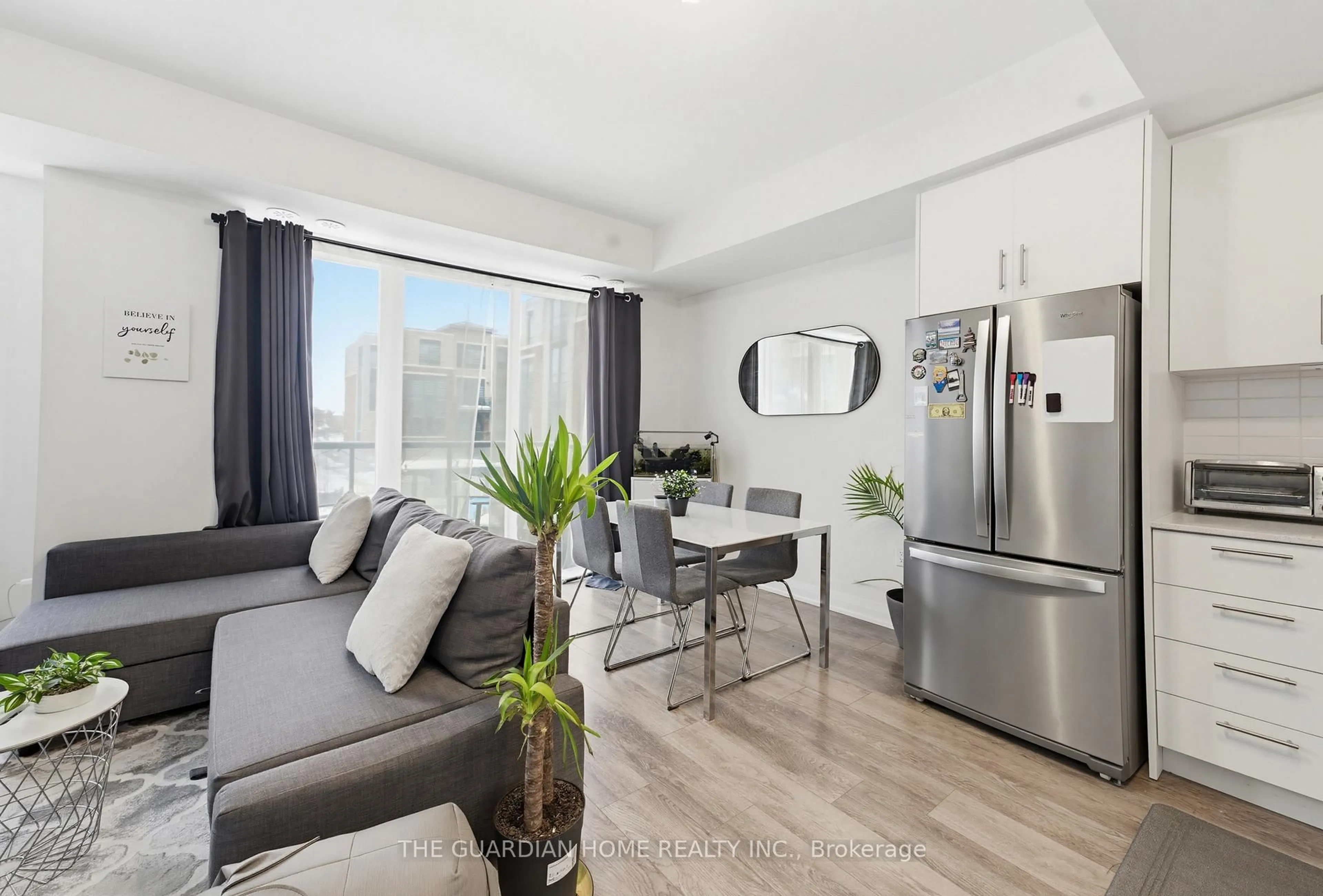 Living room with furniture, unknown for 95 Attmar Dr #201, Brampton Ontario L6P 0Y6