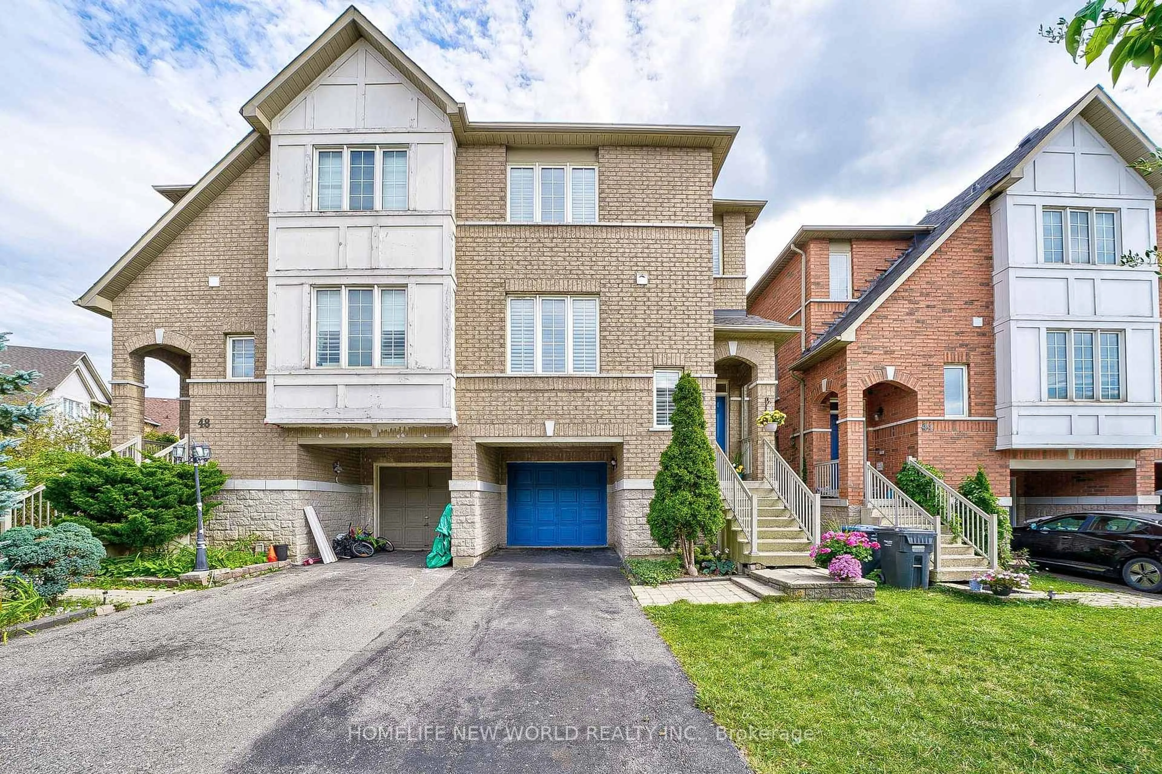 Home with brick exterior material, street for 7155 Magistrate Terr #46, Mississauga Ontario L5W 1Y8