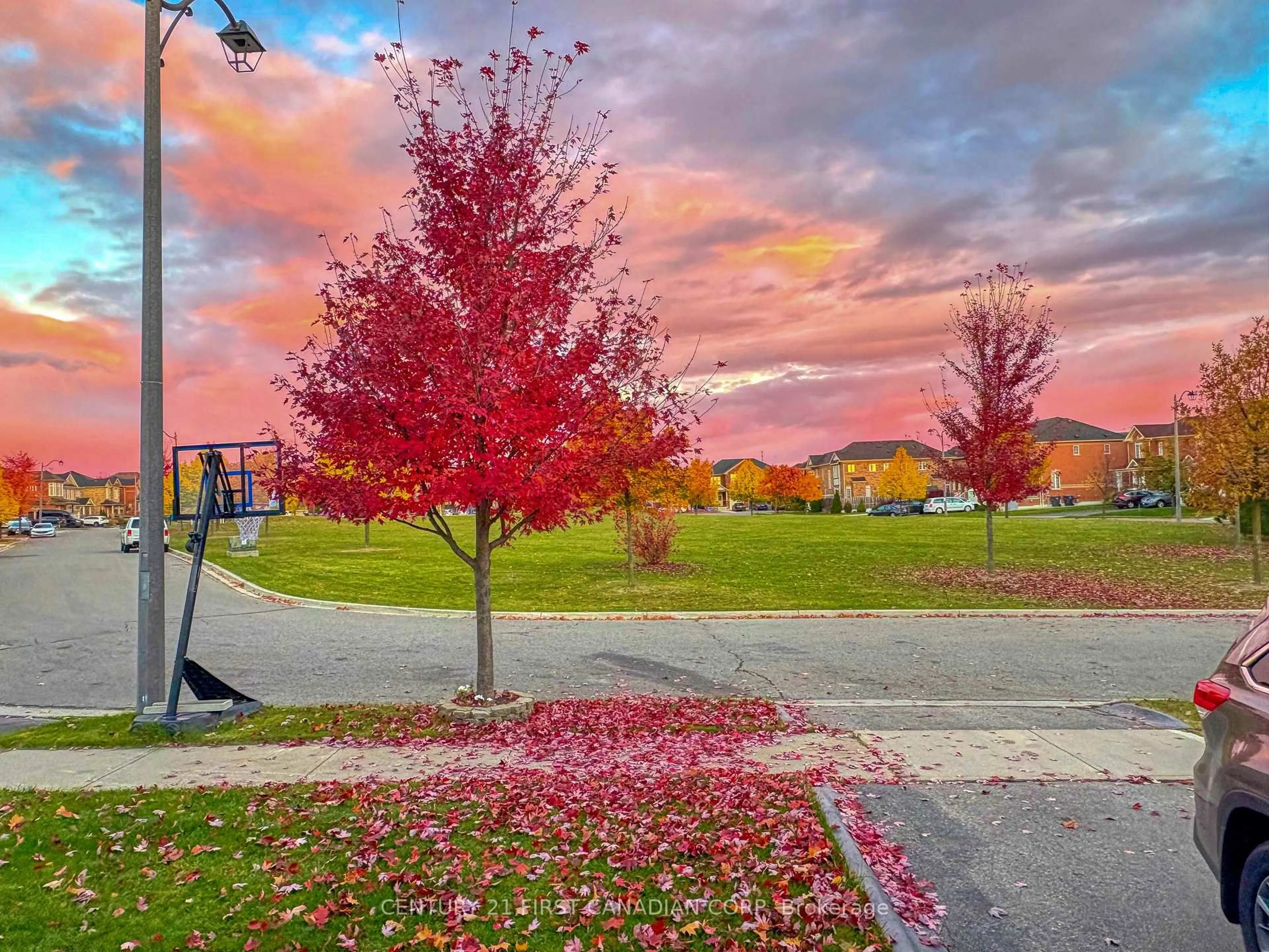 A pic from outside/outdoor area/front of a property/back of a property/a pic from drone, street for 8 Keirstead Tr, Brampton Ontario L6R 0G7