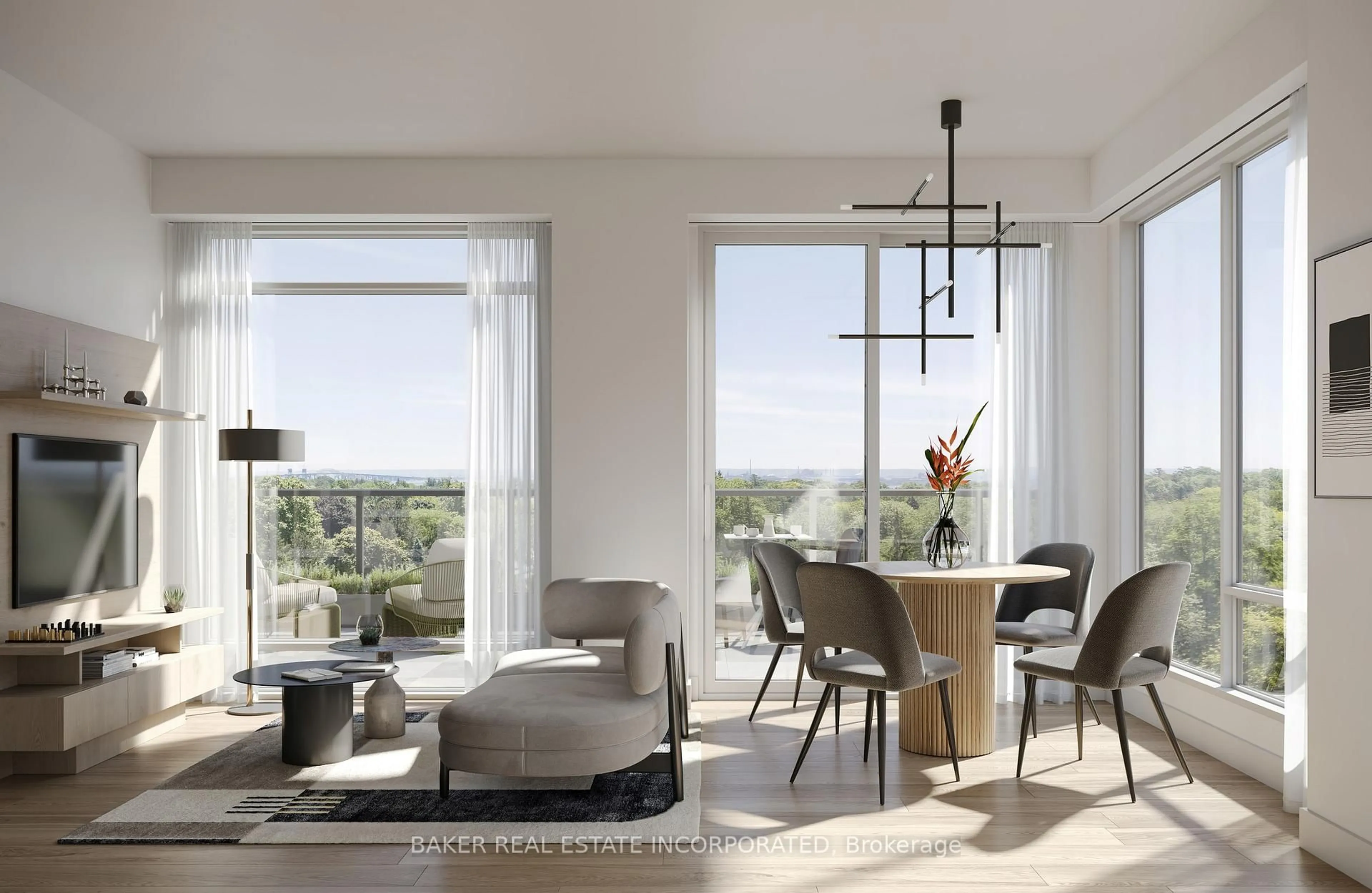 Living room with furniture, unknown for 500 Plains Rd #607, Burlington Ontario L7T 0C8