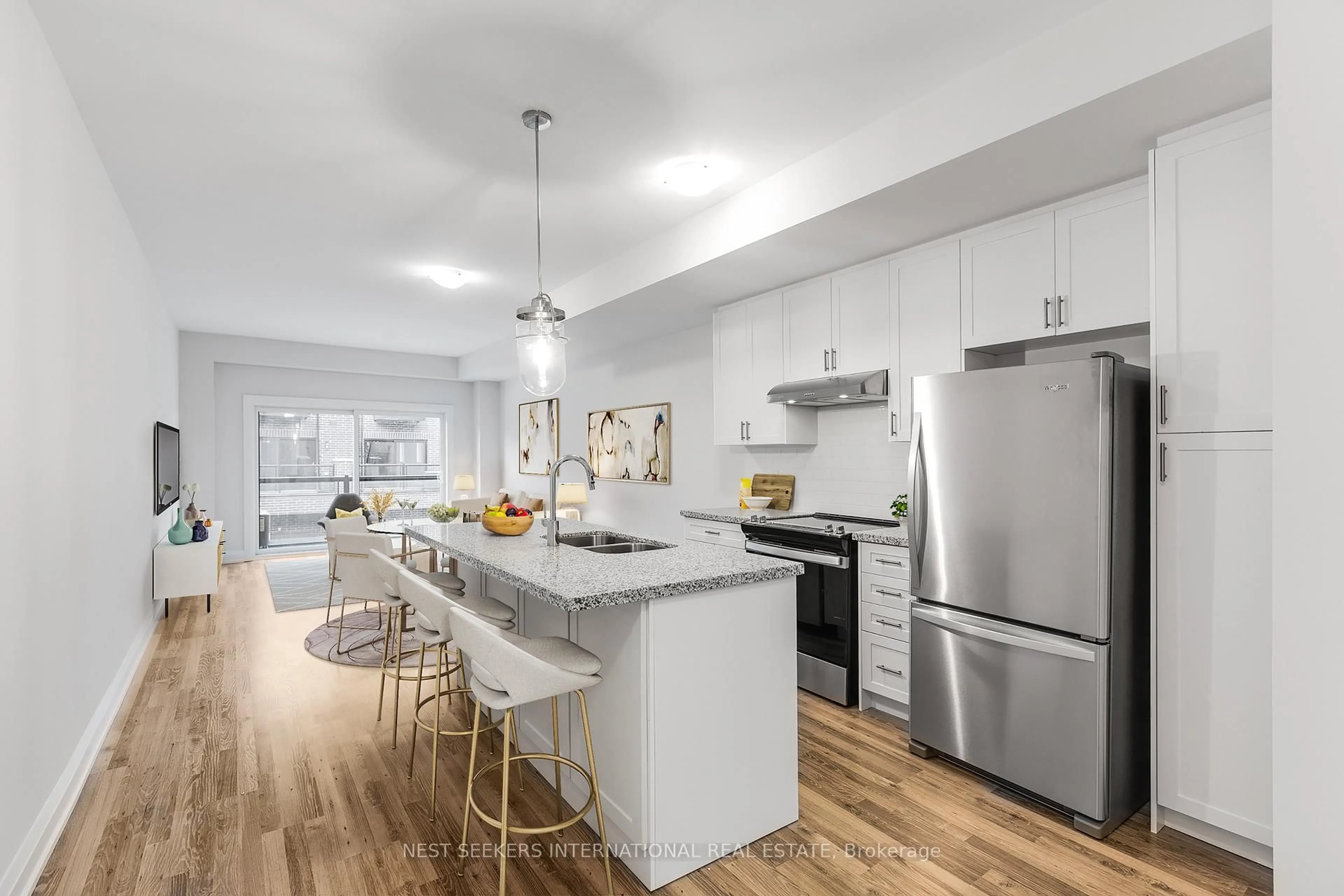 Open concept kitchen, unknown for 1760A Lawrence Ave #85, Toronto Ontario M6L 3C4