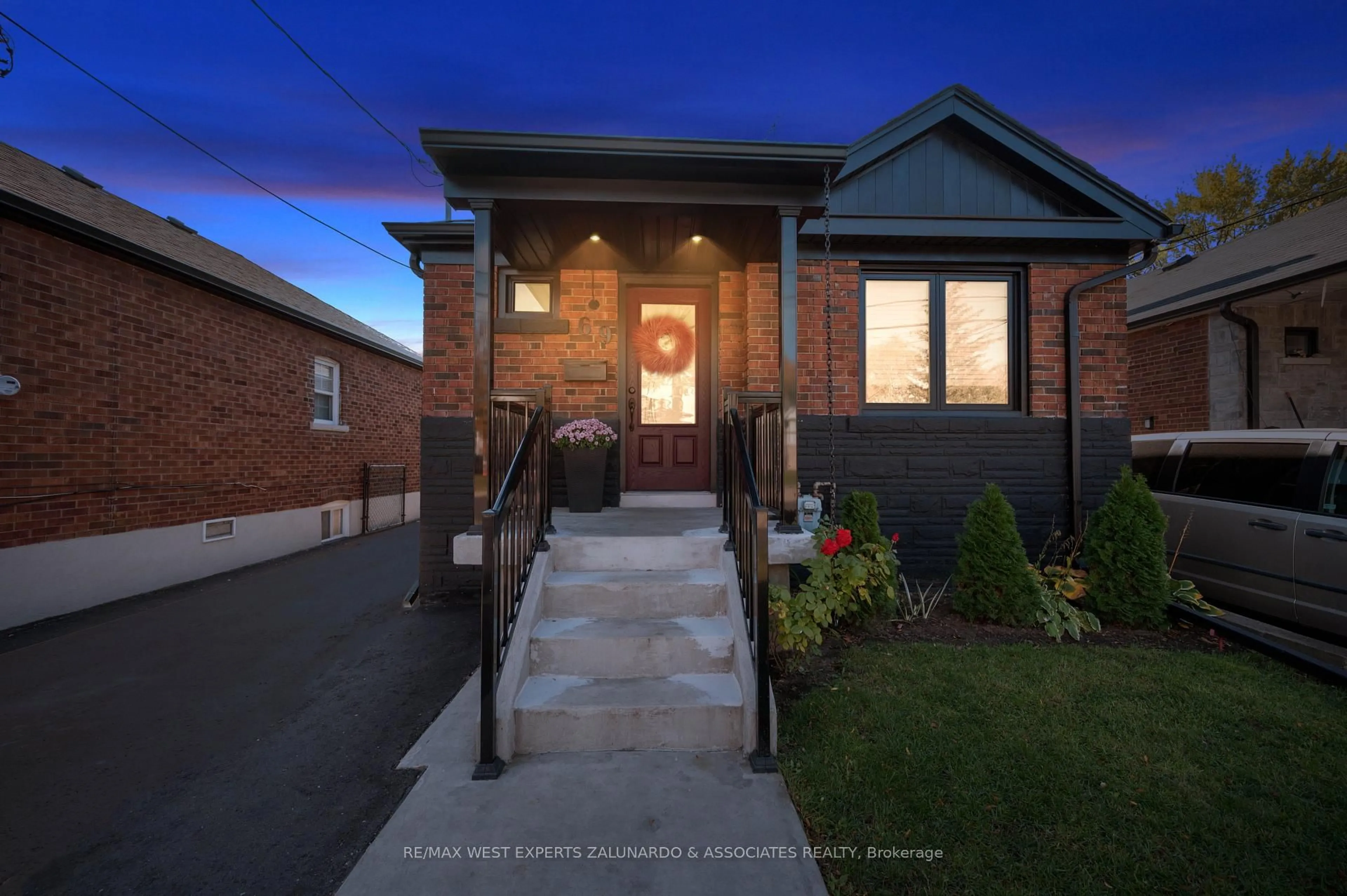 Home with brick exterior material, street for 69 Foxwell St, Toronto Ontario M6N 1Y9