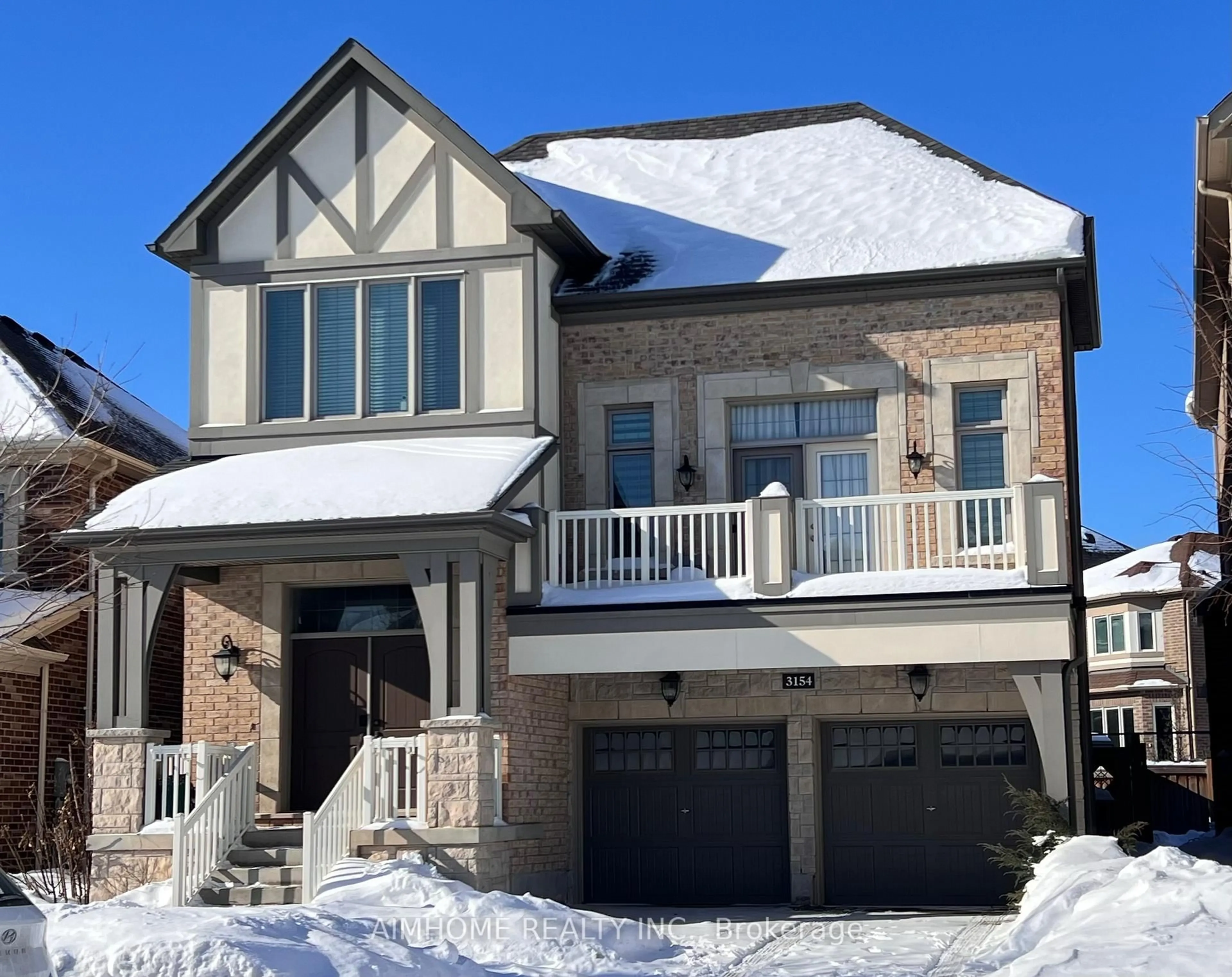 Home with brick exterior material, street for 3154 Carding Mill Tr, Oakville Ontario L6M 0Z5