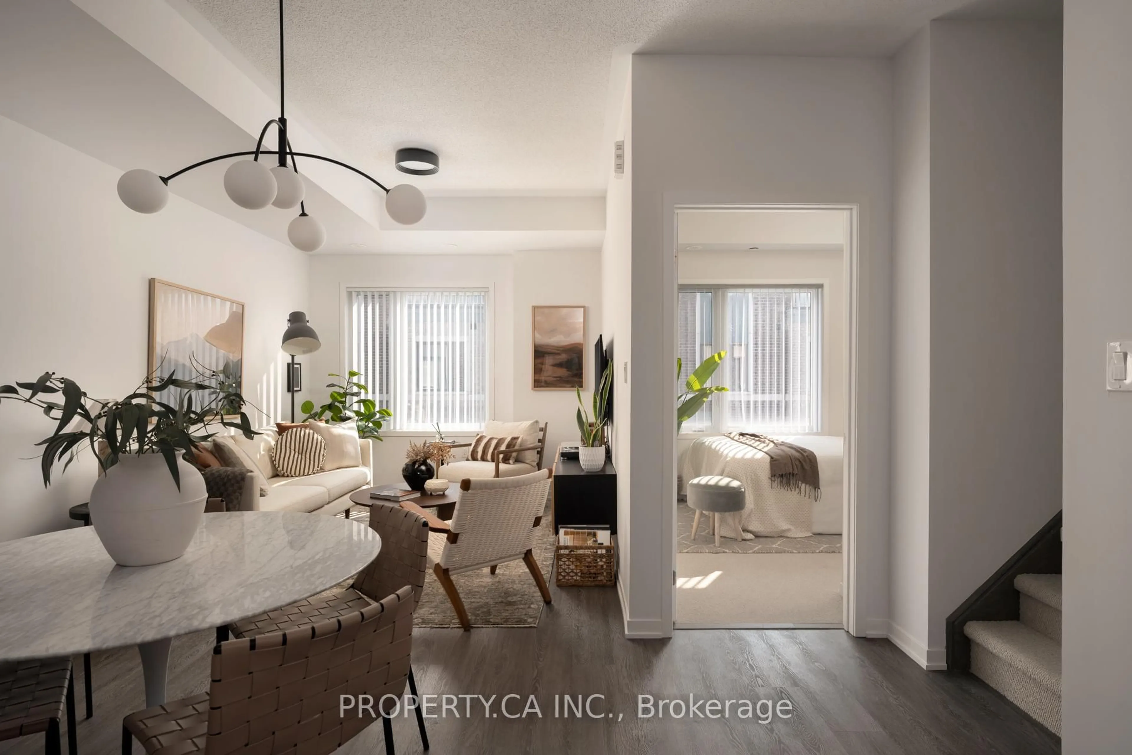 Living room with furniture, unknown for 40 William Jackson Way #124, Toronto Ontario M8V 0J7