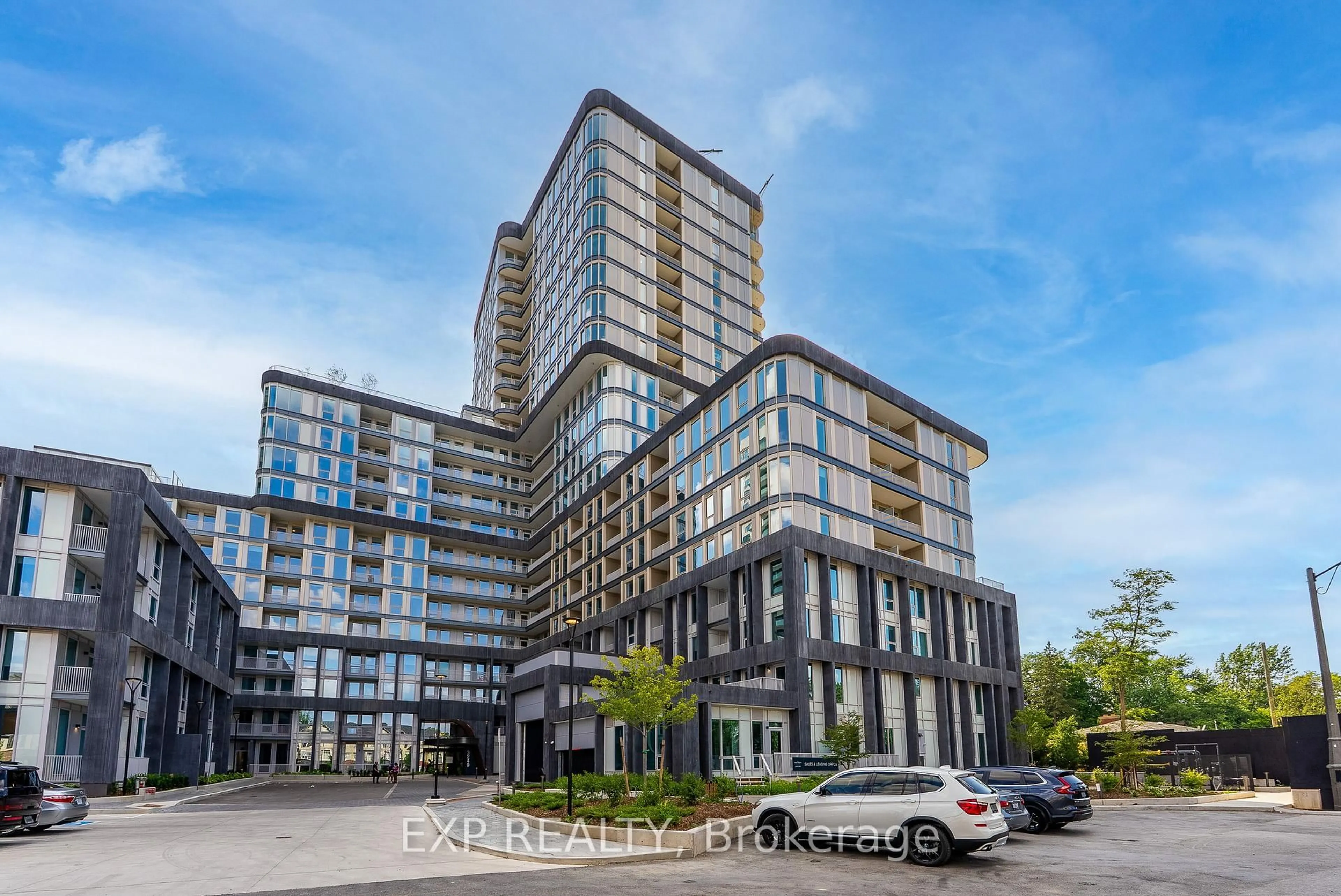 A pic from outside/outdoor area/front of a property/back of a property/a pic from drone, building for 3240 William Coltson Ave #514, Oakville Ontario L6H 7C2