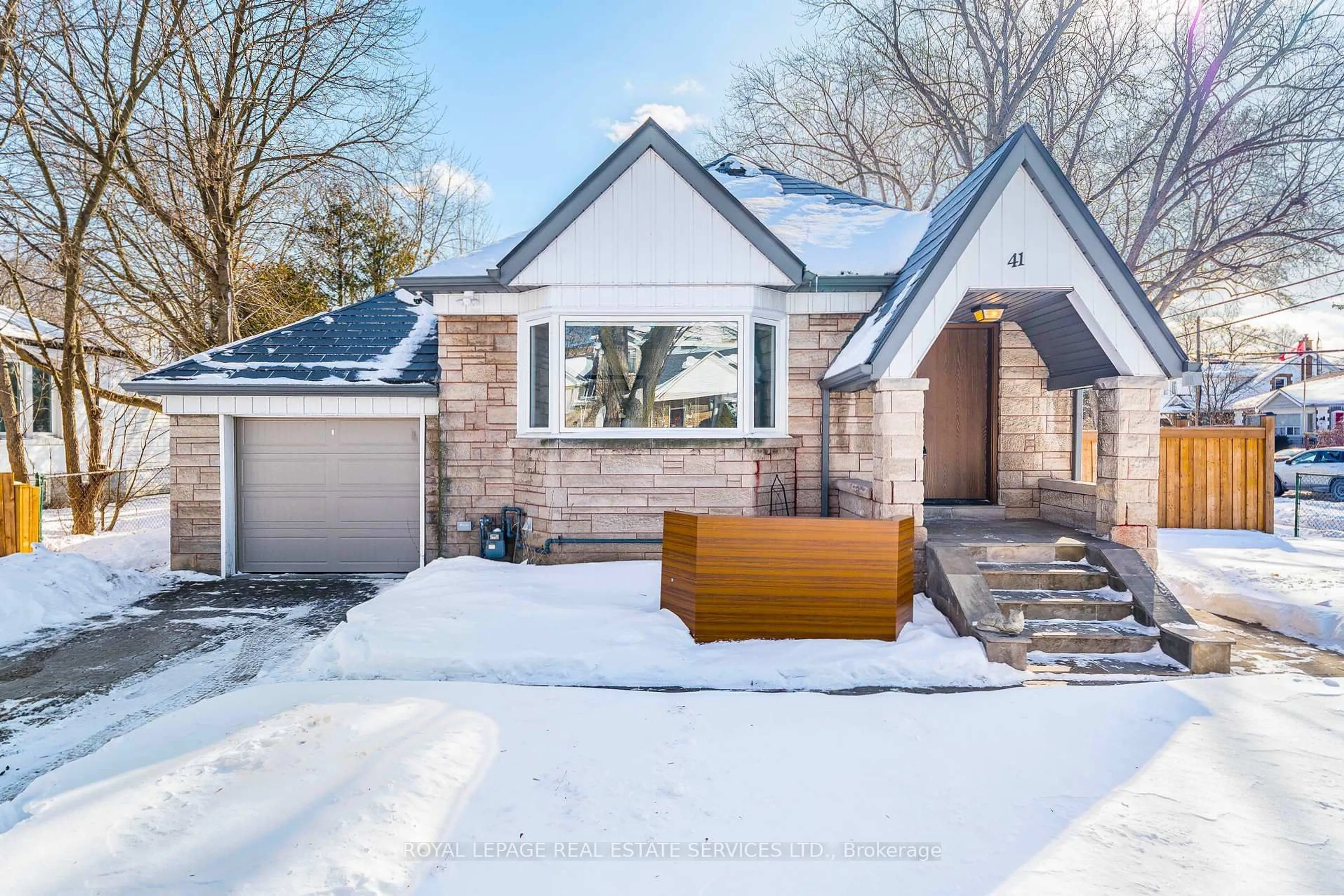 Home with brick exterior material, street for 41 Ash Cres, Toronto Ontario M8W 1E4