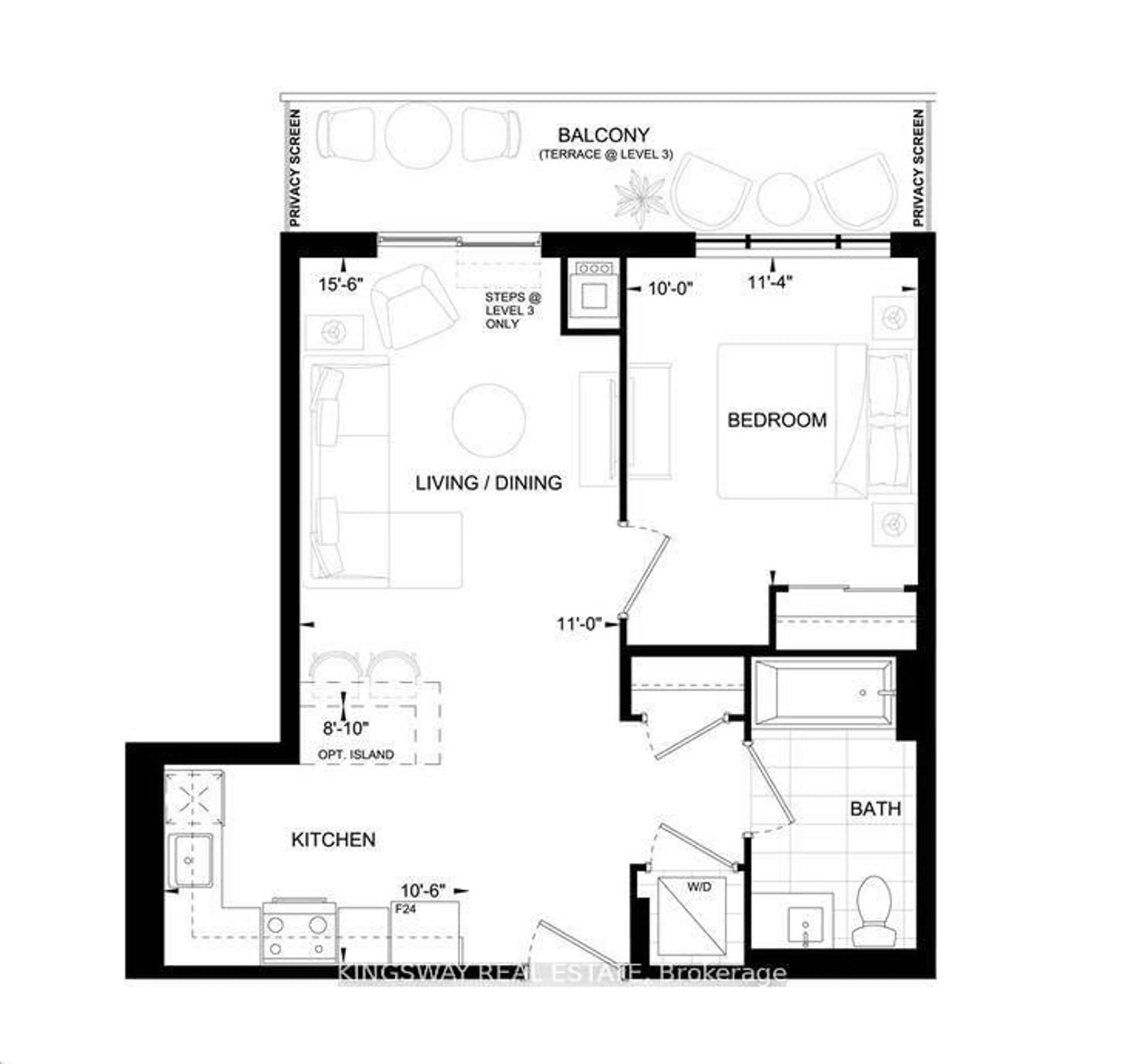 Floor plan for 3220 William Coltson Ave #1002, Oakville Ontario L6H 7W6