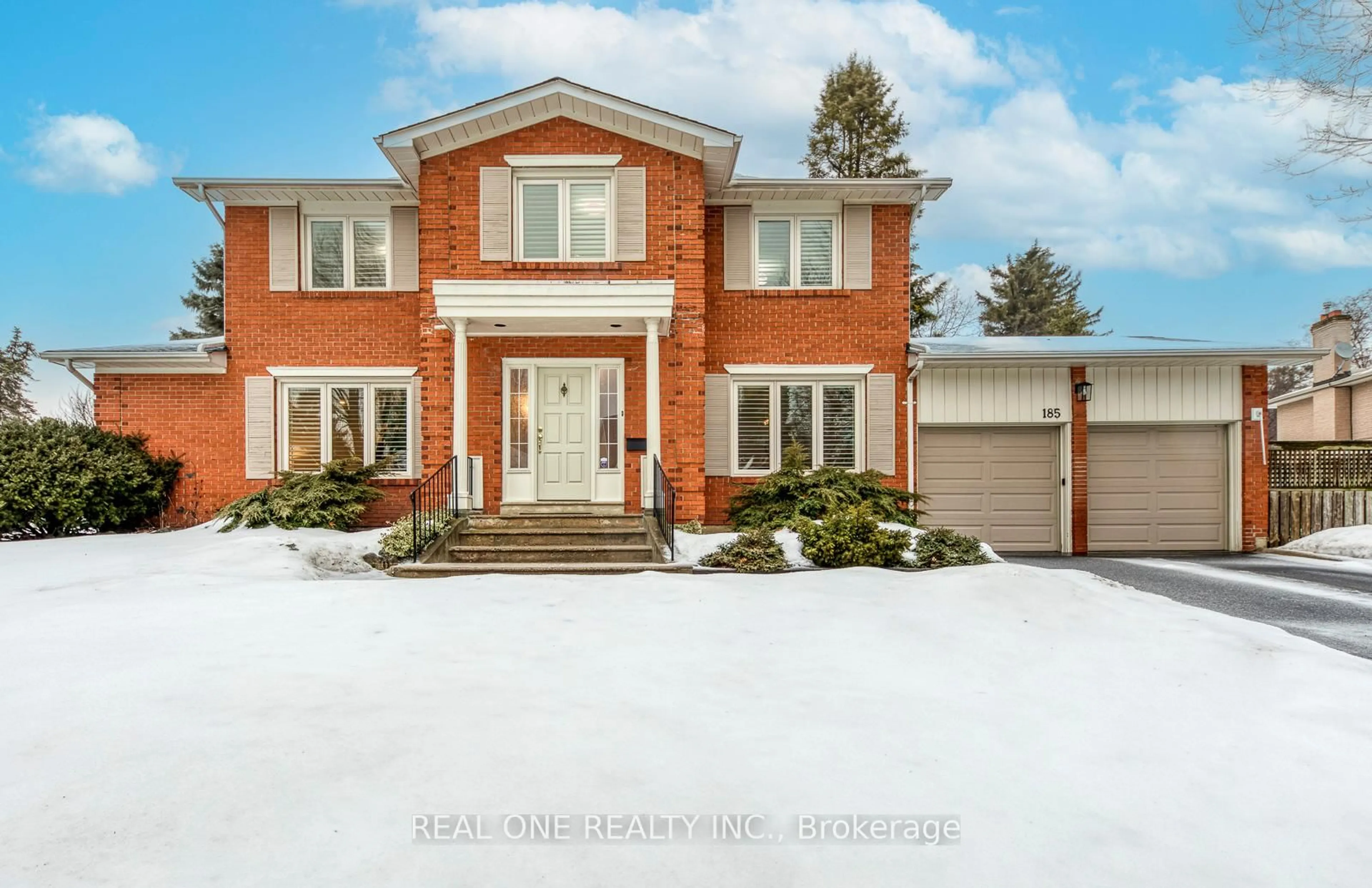 Home with brick exterior material, street for 185 All Saints Cres, Oakville Ontario L6J 5Y6