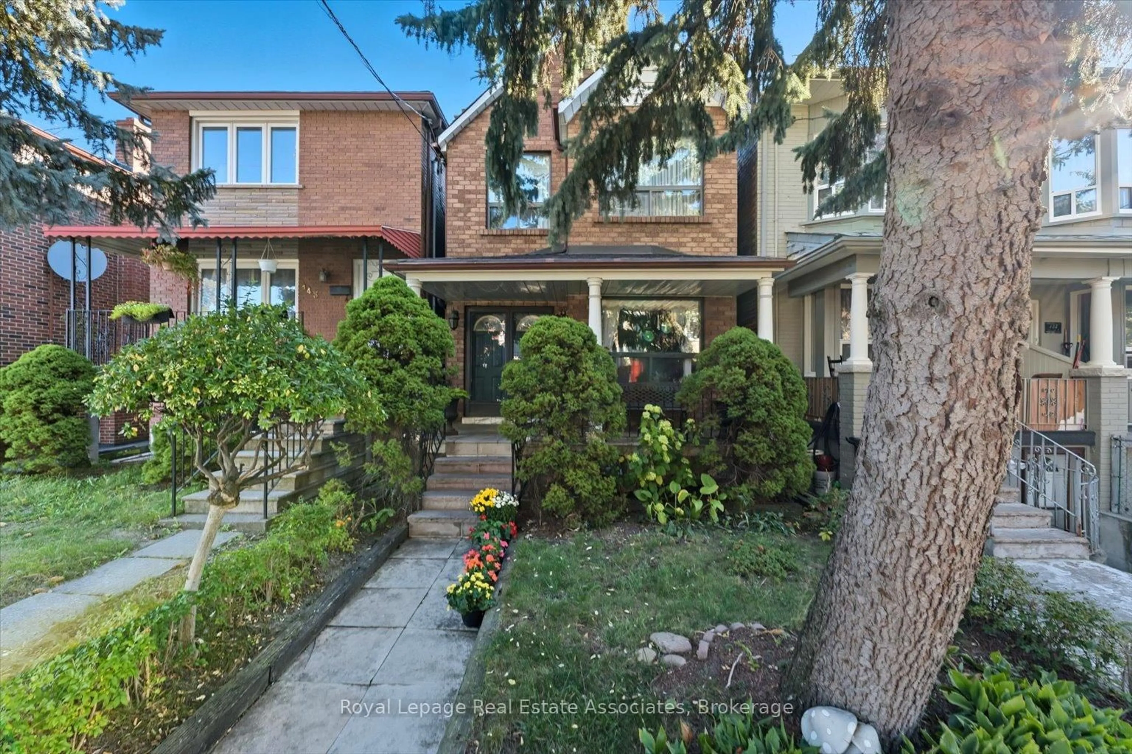 Home with brick exterior material, street for 439 Salem Ave, Toronto Ontario M6H 3C9