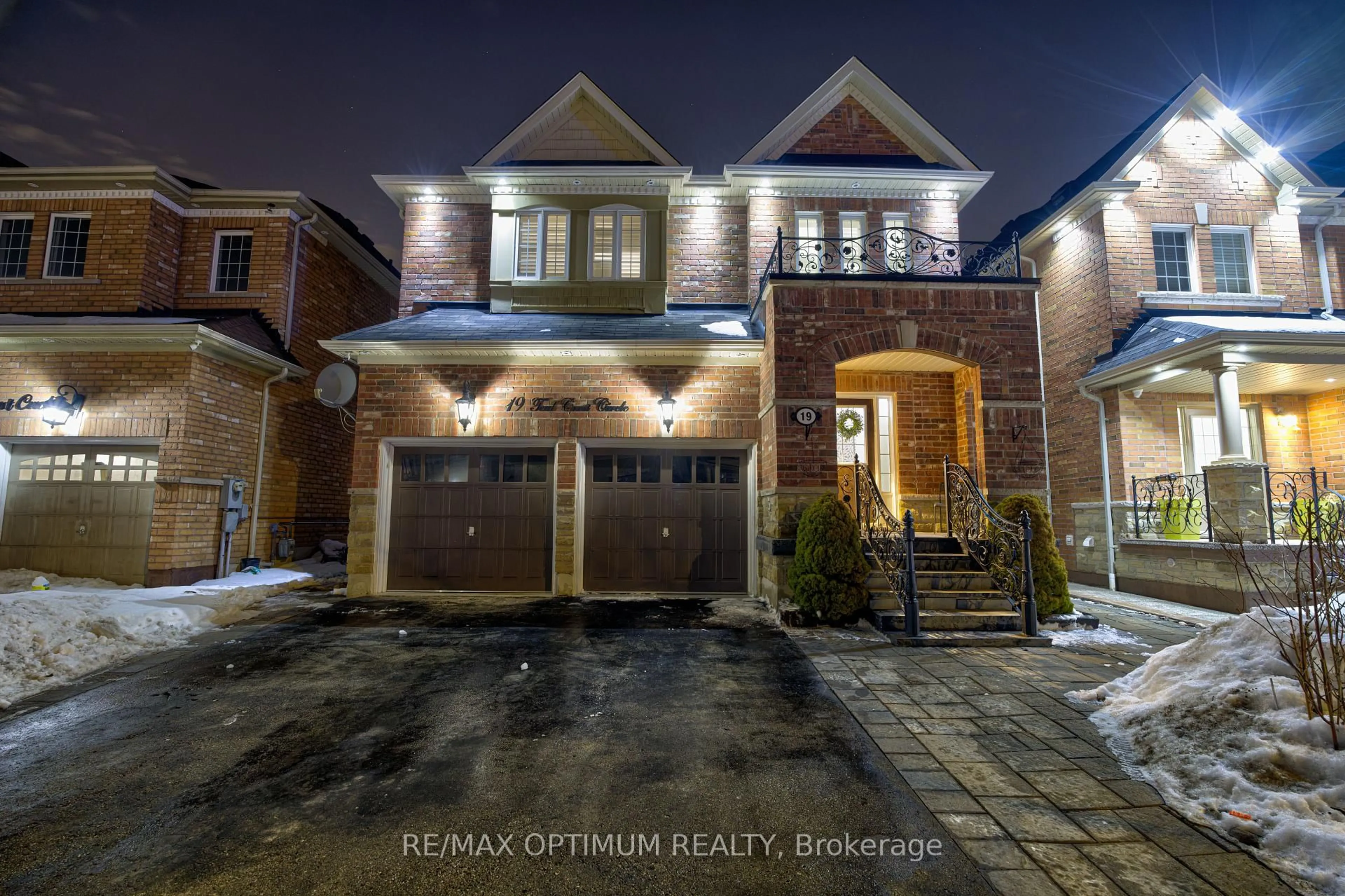 Home with brick exterior material, street for 19 Teal Crest Circ, Brampton Ontario L6X 2Z6