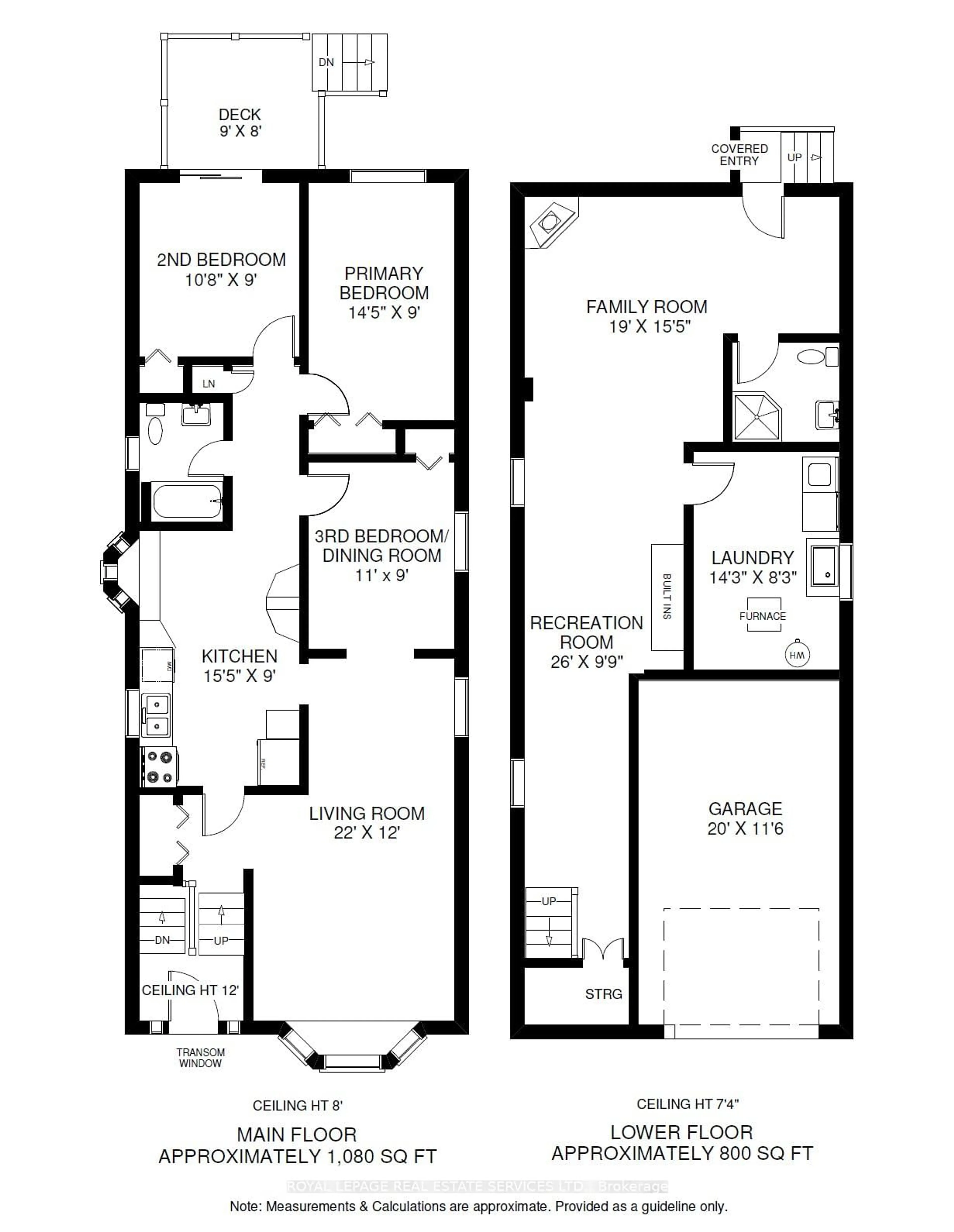 Floor plan for 382 Lake Promenade, Toronto Ontario M8W 1B9