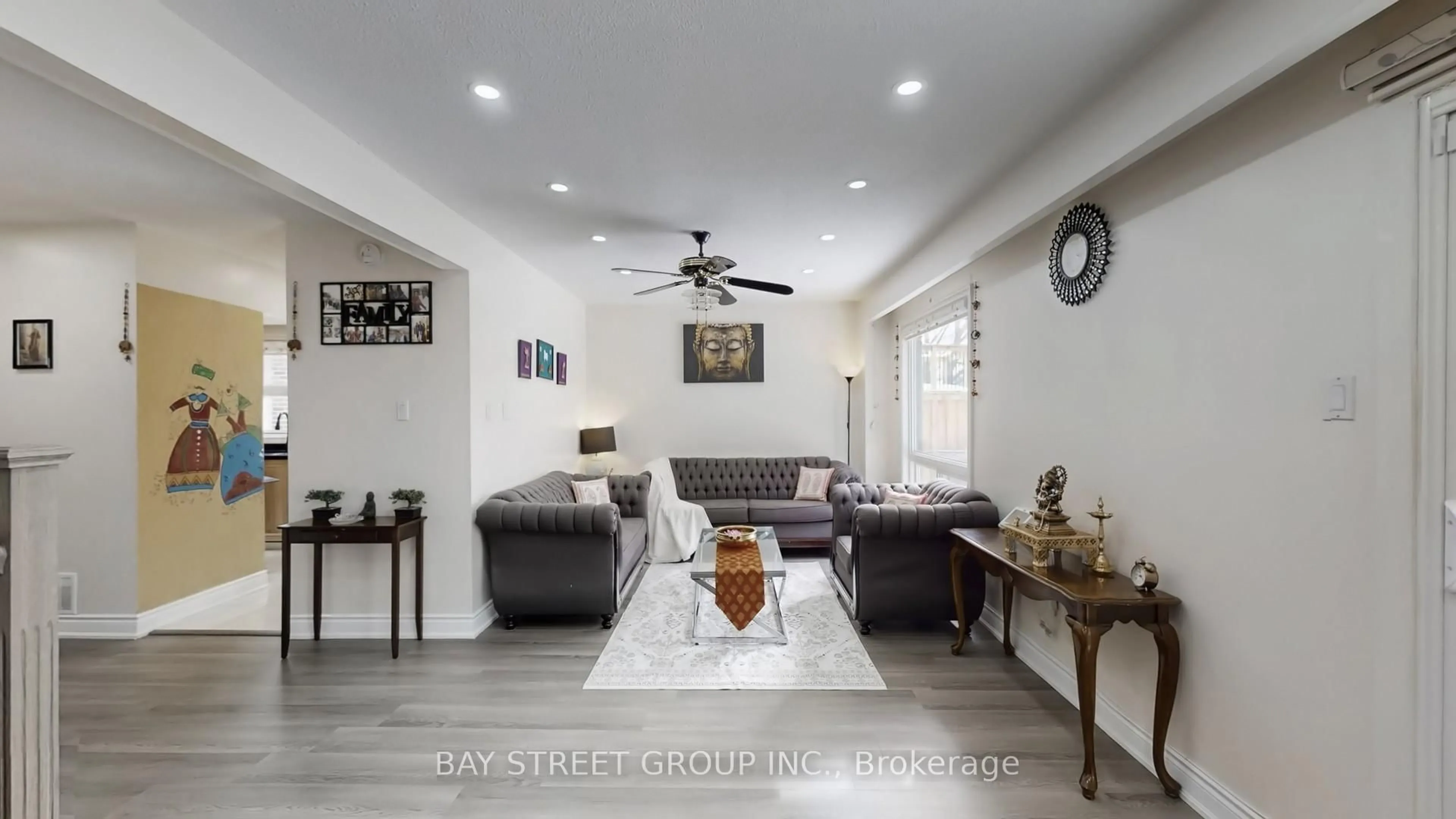 Living room with furniture, unknown for 20 Camberley Cres, Brampton Ontario L6V 3L4