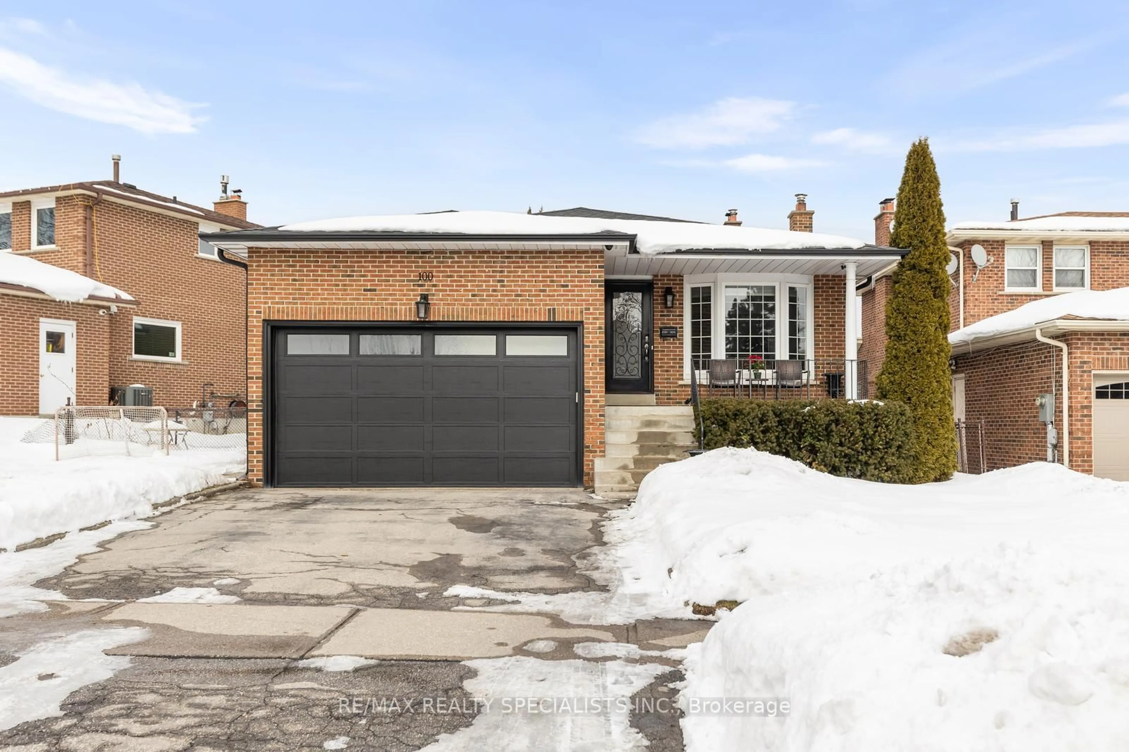 Home with brick exterior material, street for 100 Princeton Terr, Brampton Ontario L6S 3S9
