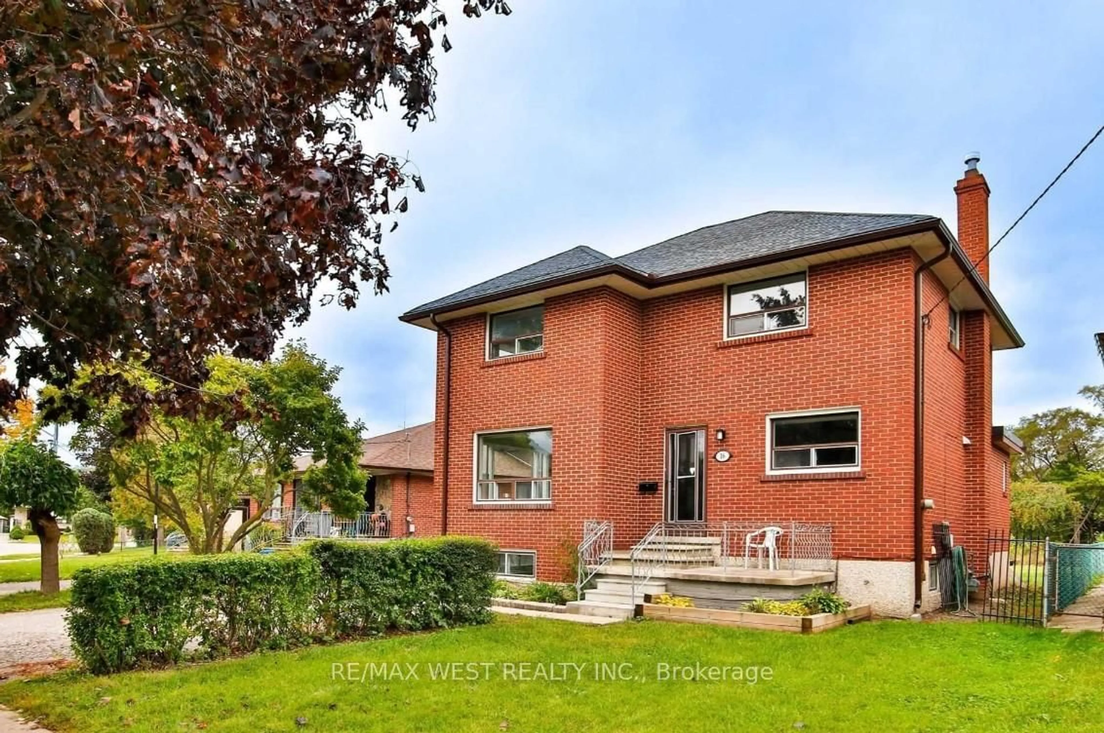 Home with brick exterior material, street for 16 Upwood Ave, Toronto Ontario M6L 3A5