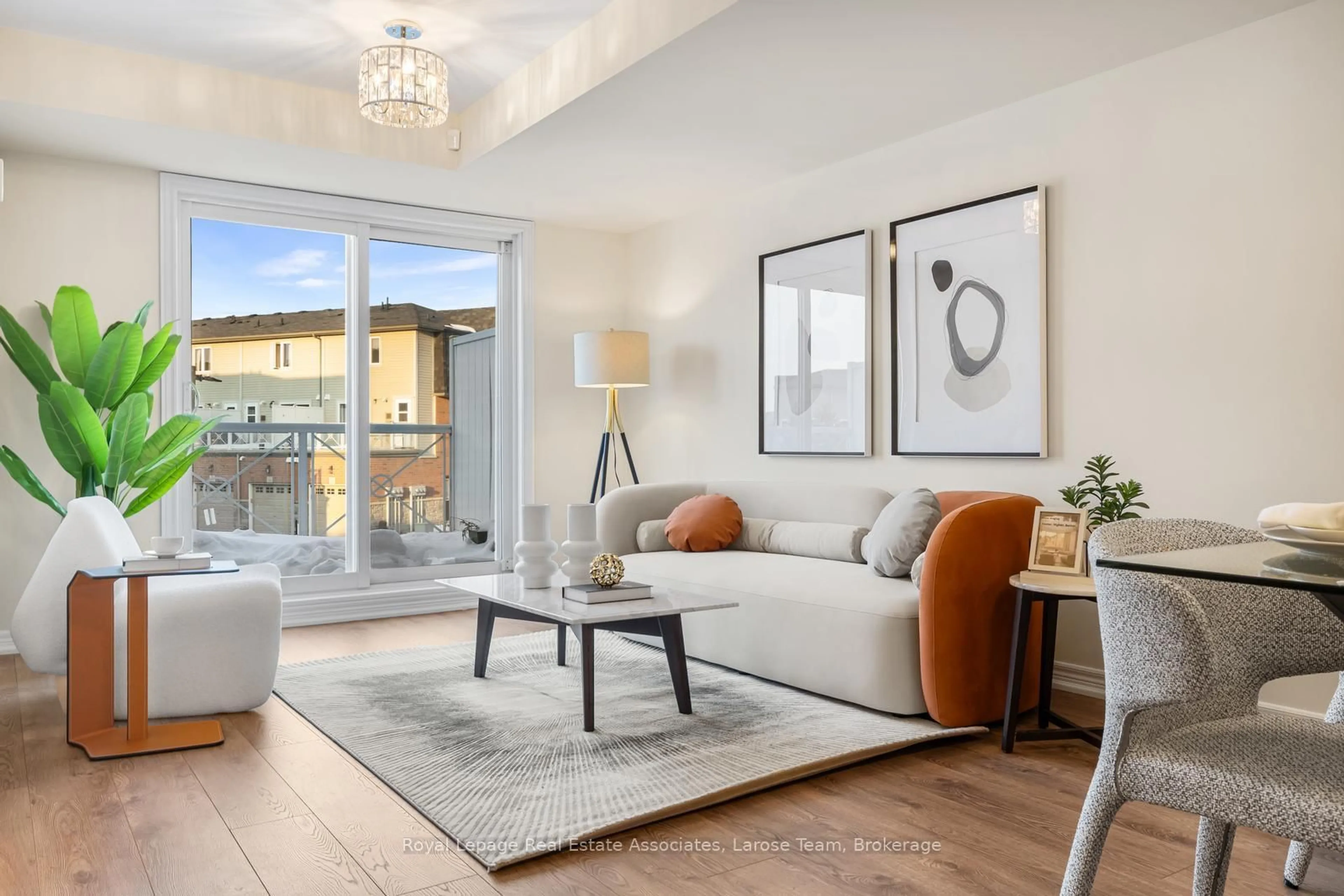 Living room with furniture, unknown for 1380 Costigan Rd #64, Milton Ontario L9T 8L2