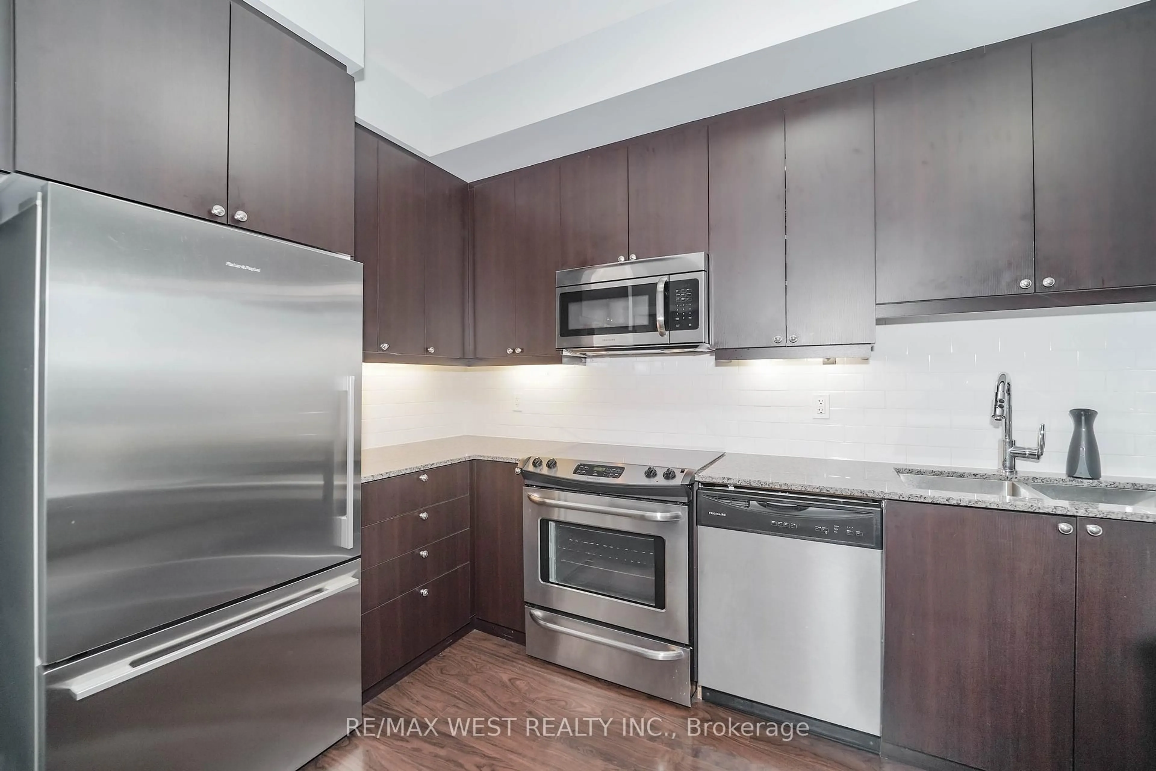 Standard kitchen, unknown for 35 Fontenay Crt #409, Toronto Ontario M9A 0C4