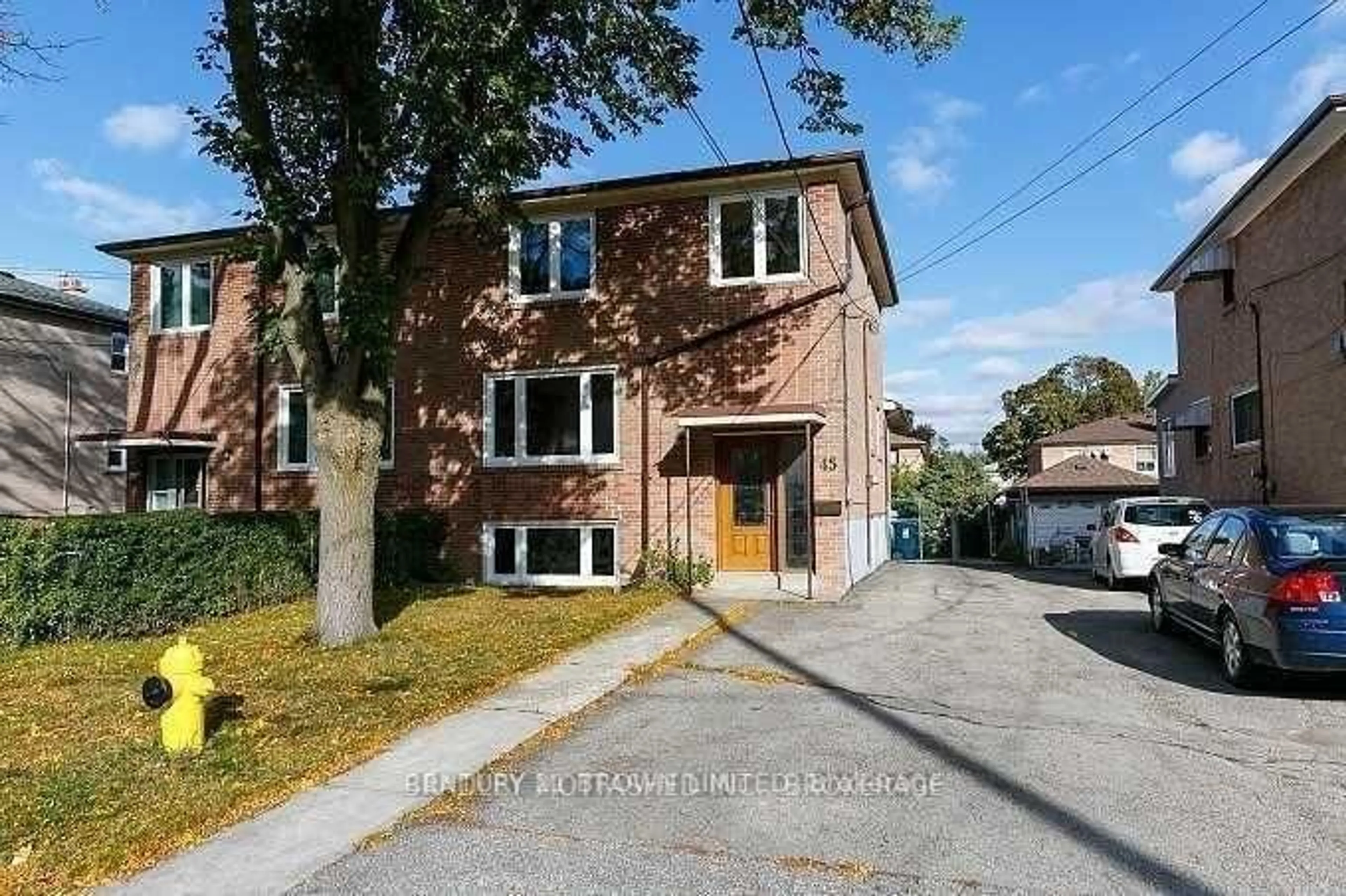 Home with brick exterior material, street for 45 Edinborough Crt, Toronto Ontario M6N 2E9