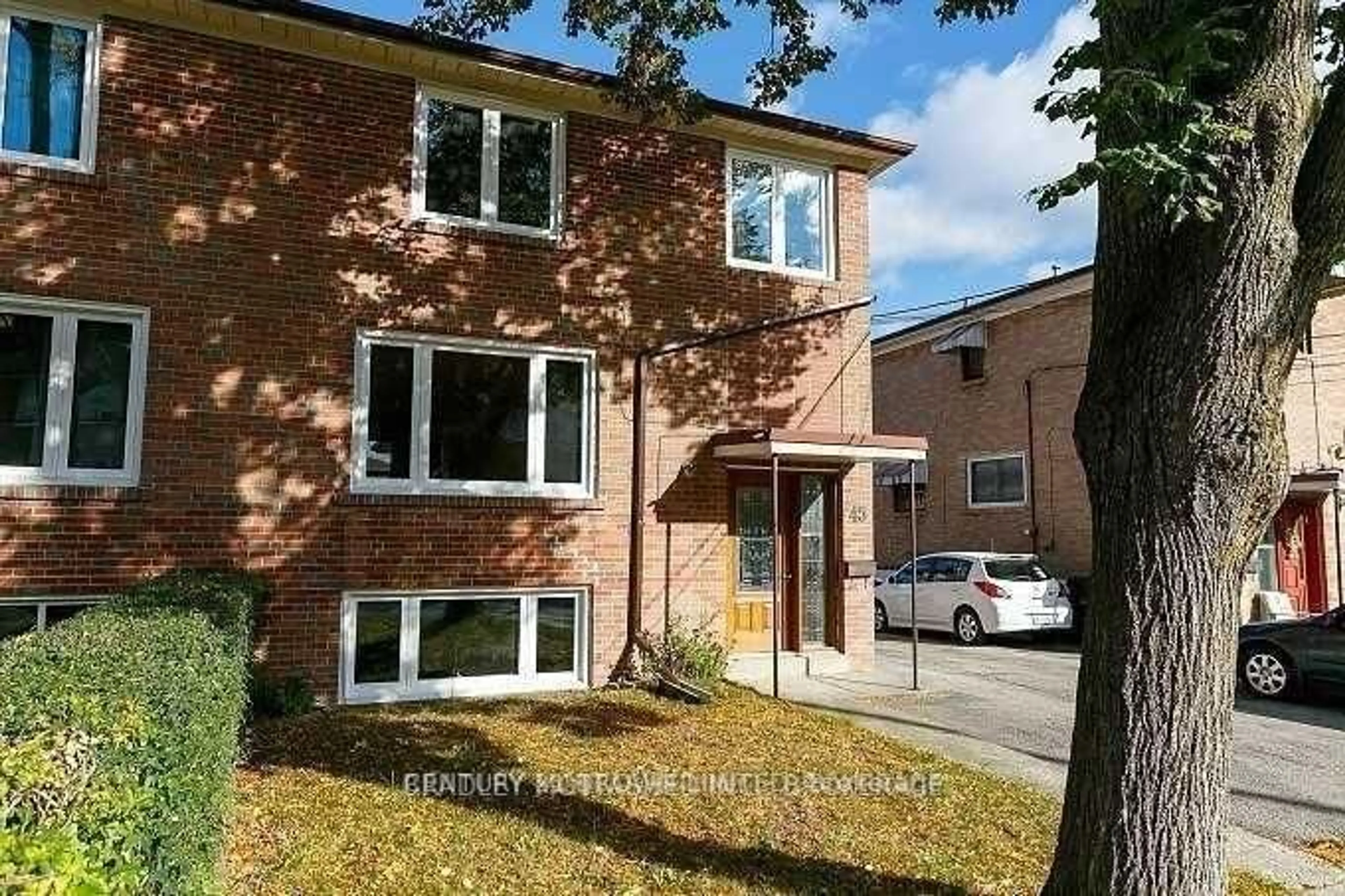 Home with brick exterior material, street for 45 Edinborough Crt, Toronto Ontario M6N 2E9
