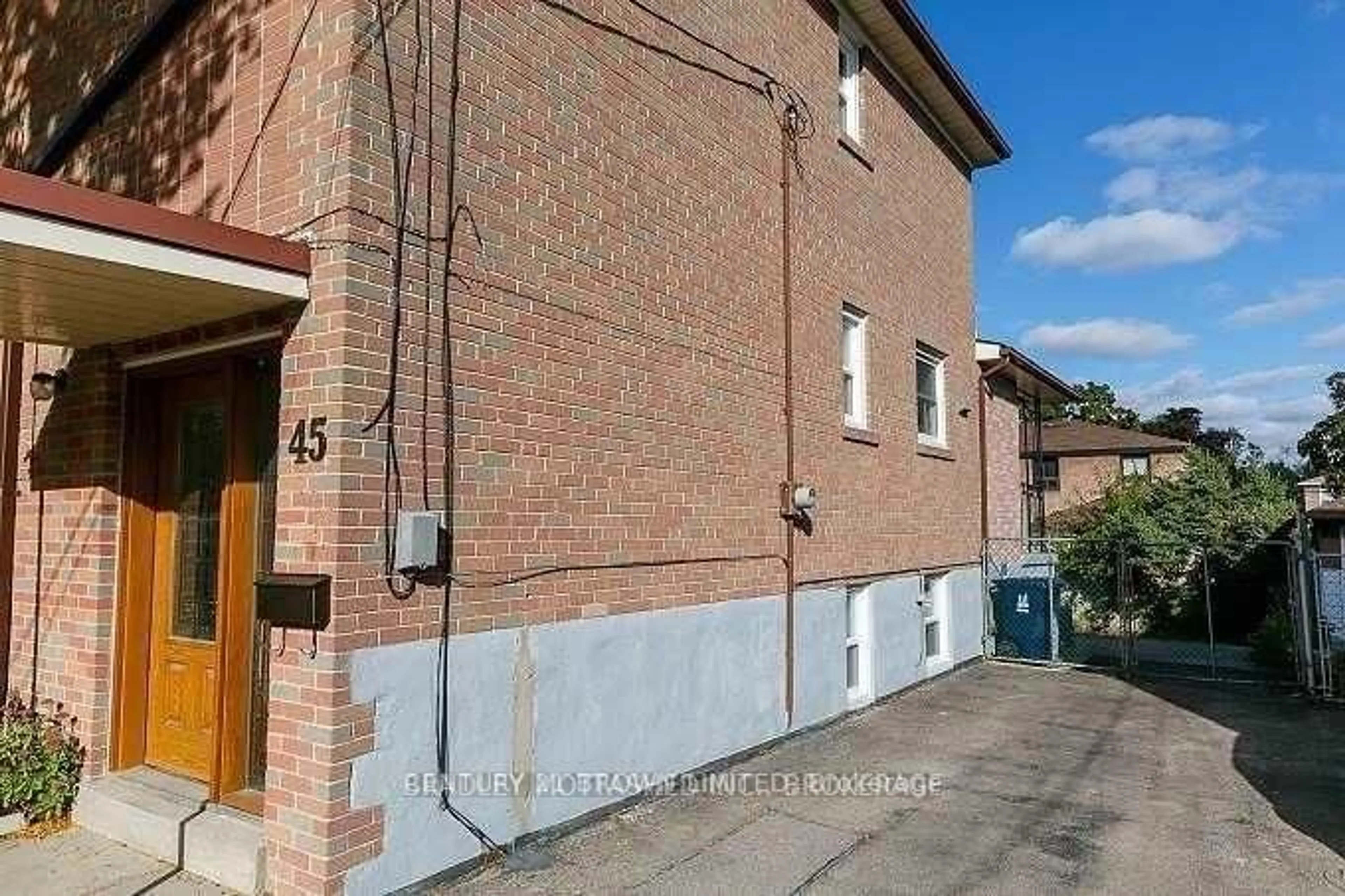 Home with brick exterior material, street for 45 Edinborough Crt, Toronto Ontario M6N 2E9