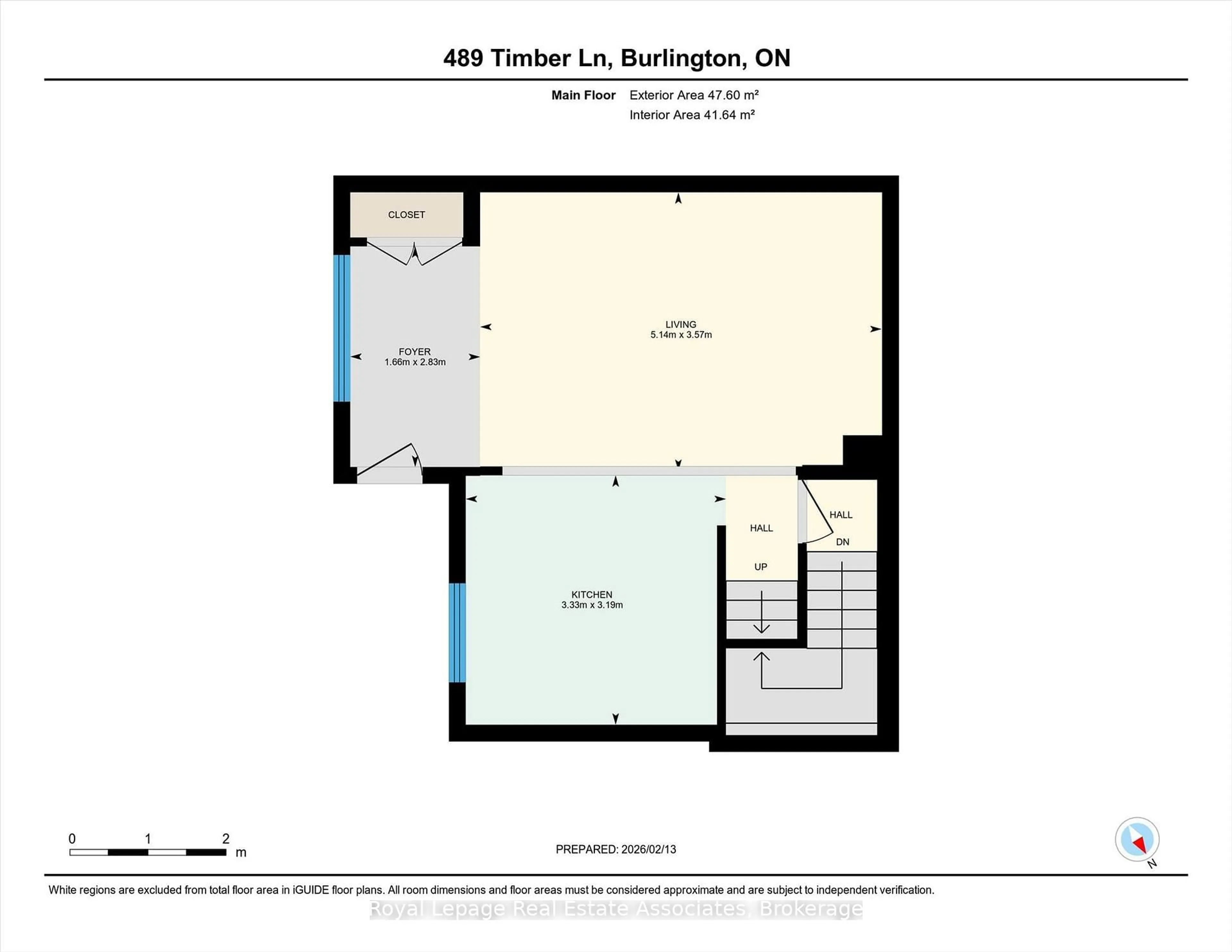 Floor plan for 489 Timber Lane, Burlington Ontario L7L 4B1
