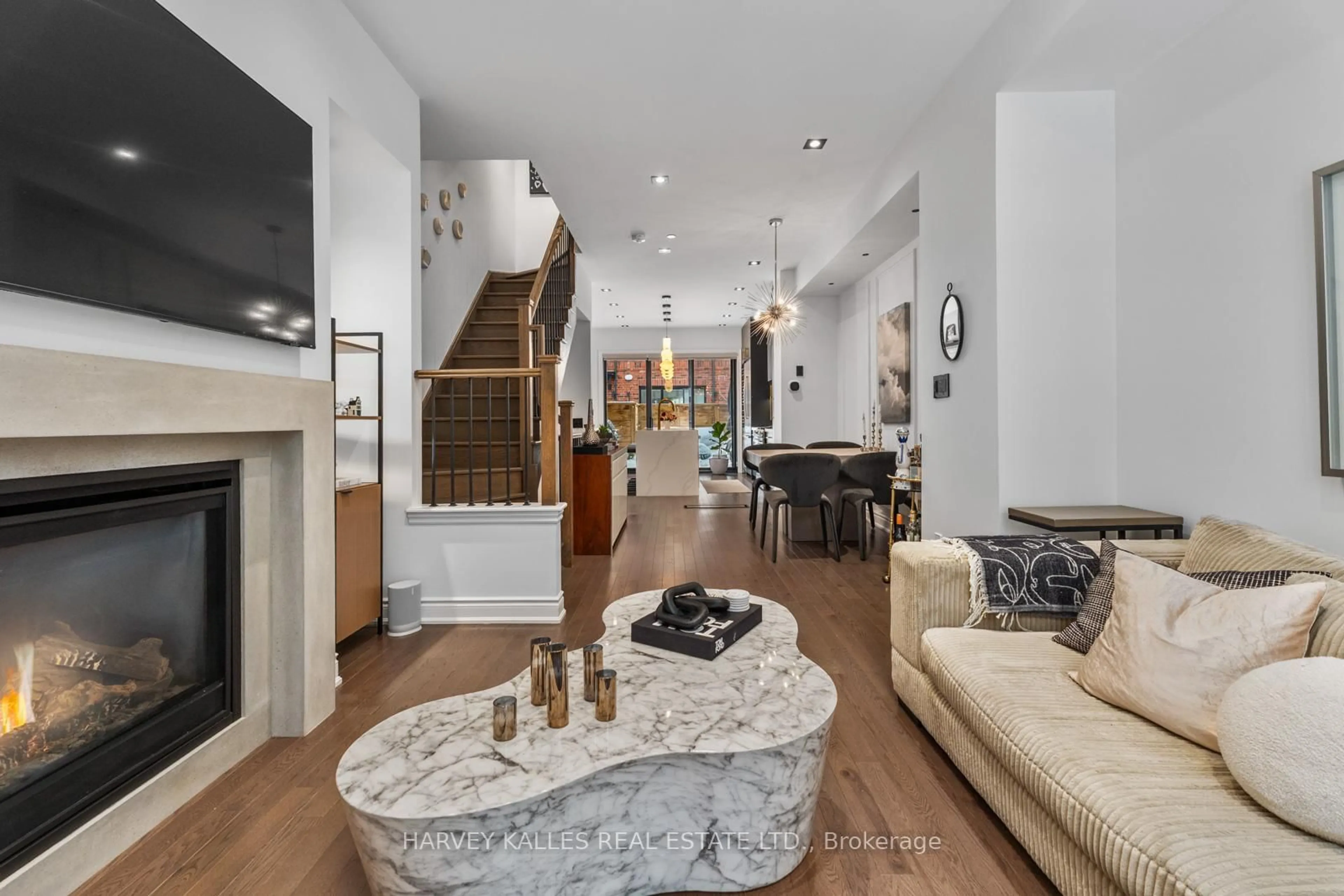 Living room with furniture, unknown for 80 Daisy Ave #20, Toronto Ontario M8W 0B7