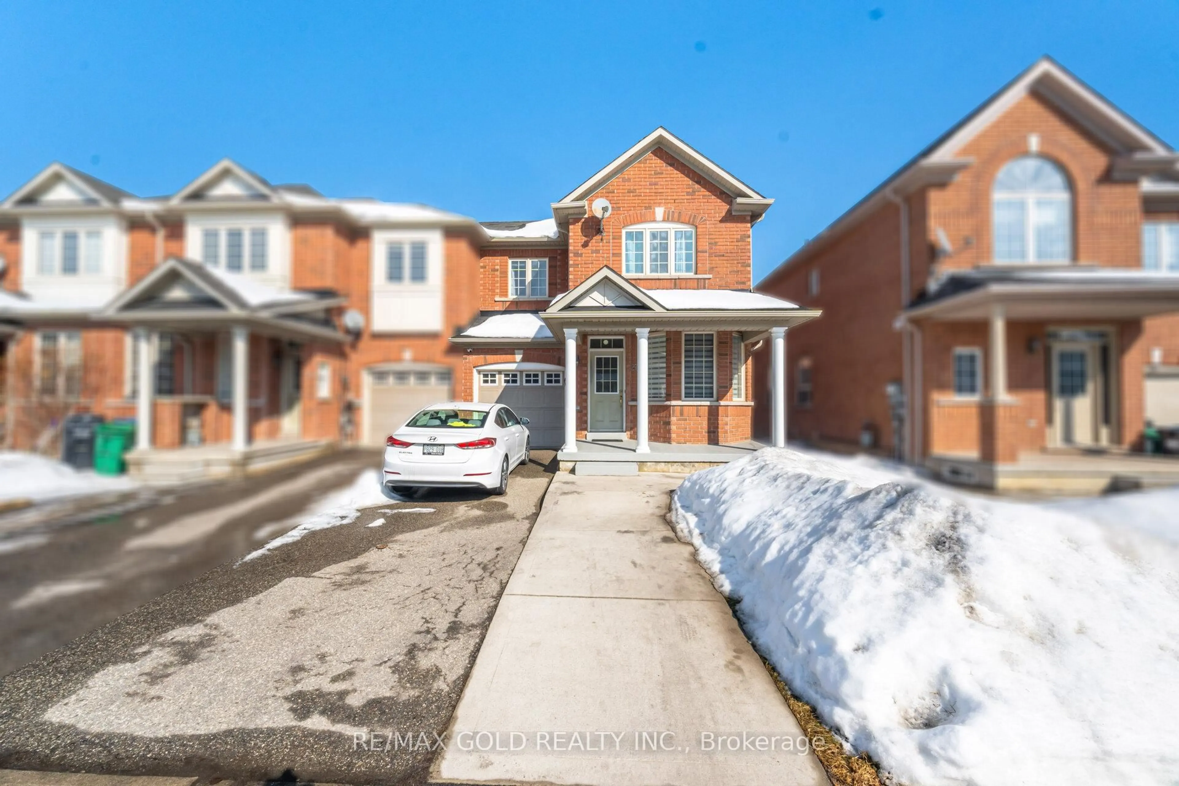 Home with brick exterior material, street for 27 Frostbite Lane, Brampton Ontario L6R 3L8
