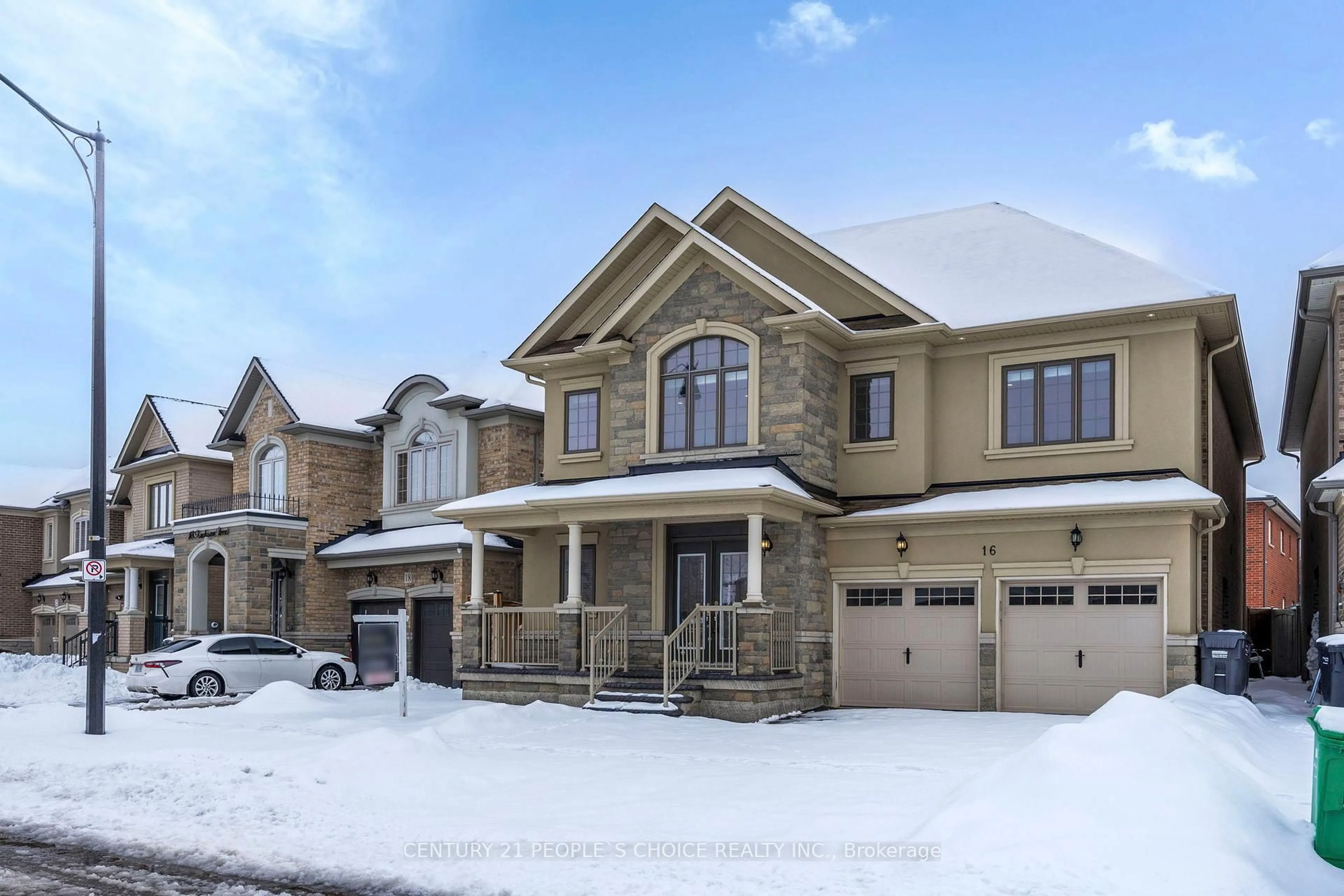 Home with brick exterior material, street for 16 Bucksaw St, Brampton Ontario L7A 4R1