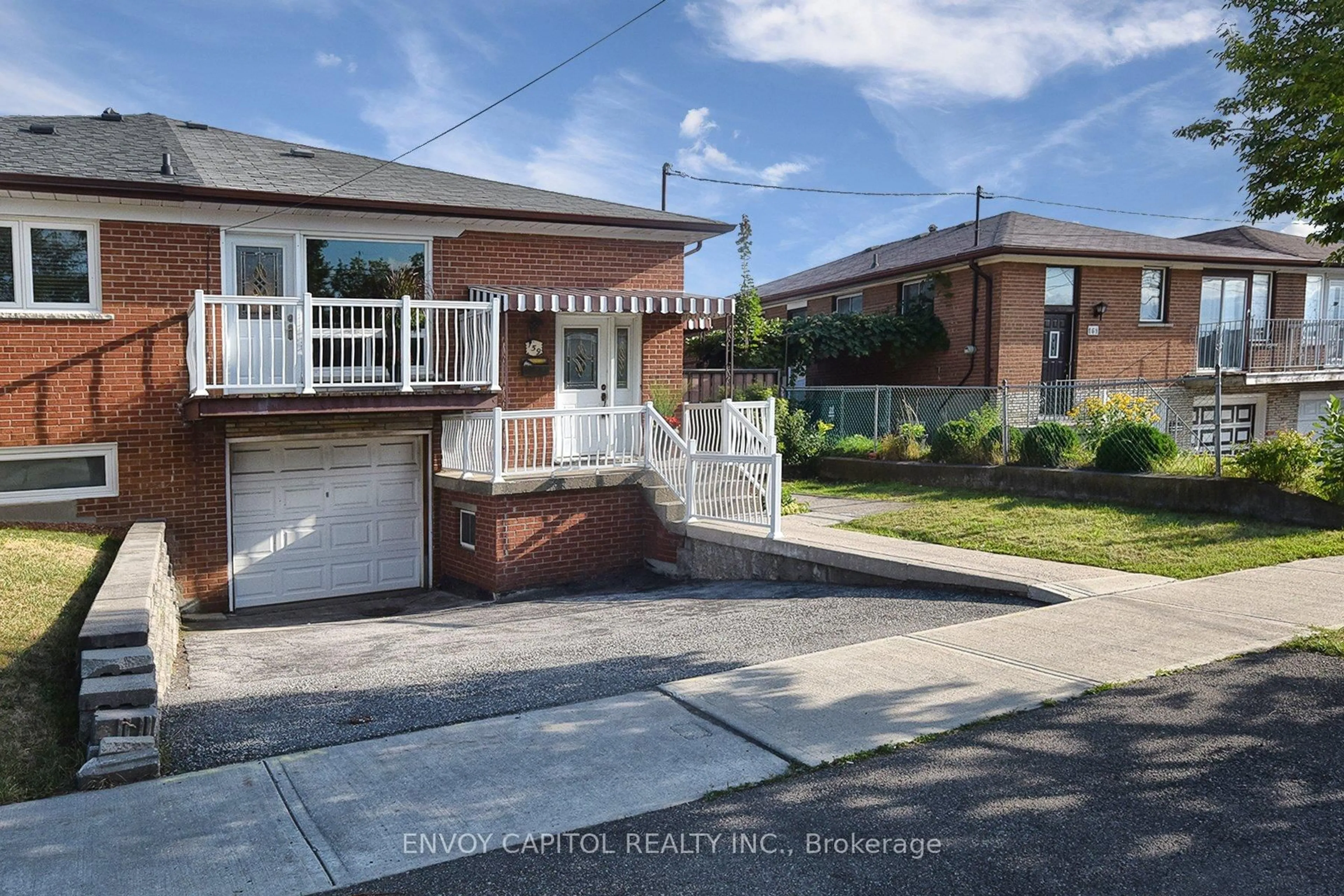 Home with brick exterior material, street for 159 Shoreham Dr, Toronto Ontario M3N 1T3