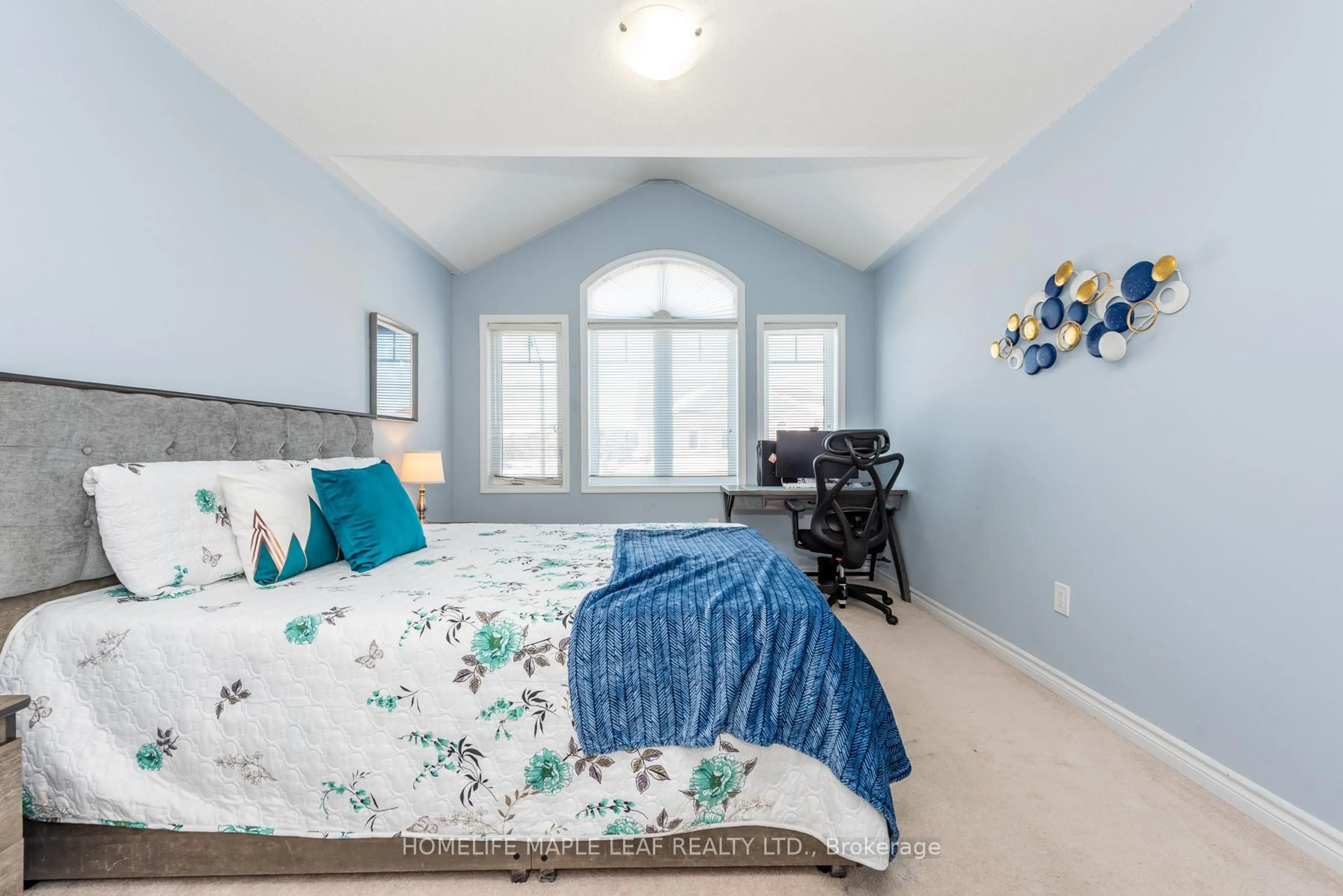Bedroom with bed, unknown for 49 Lothbury Dr, Brampton Ontario L7A 4G6