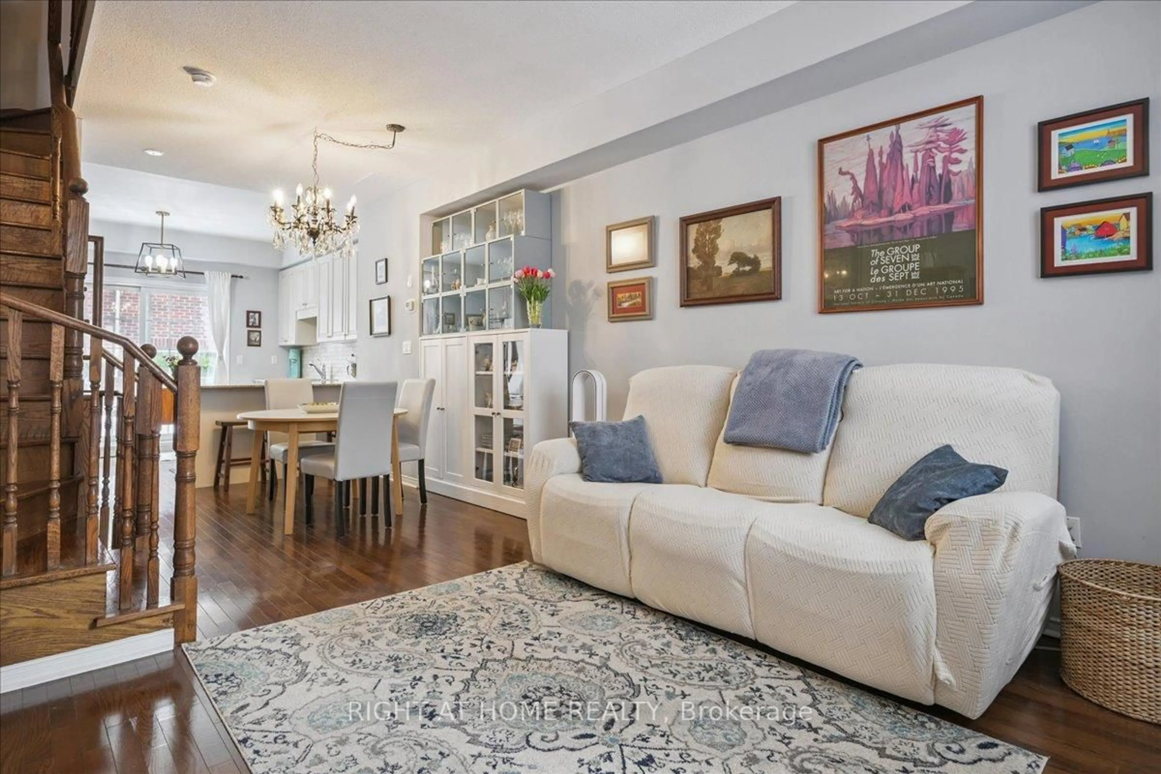 Living room with furniture, unknown for 101 The Queensway #TH 2, Toronto Ontario M8Z 0H1