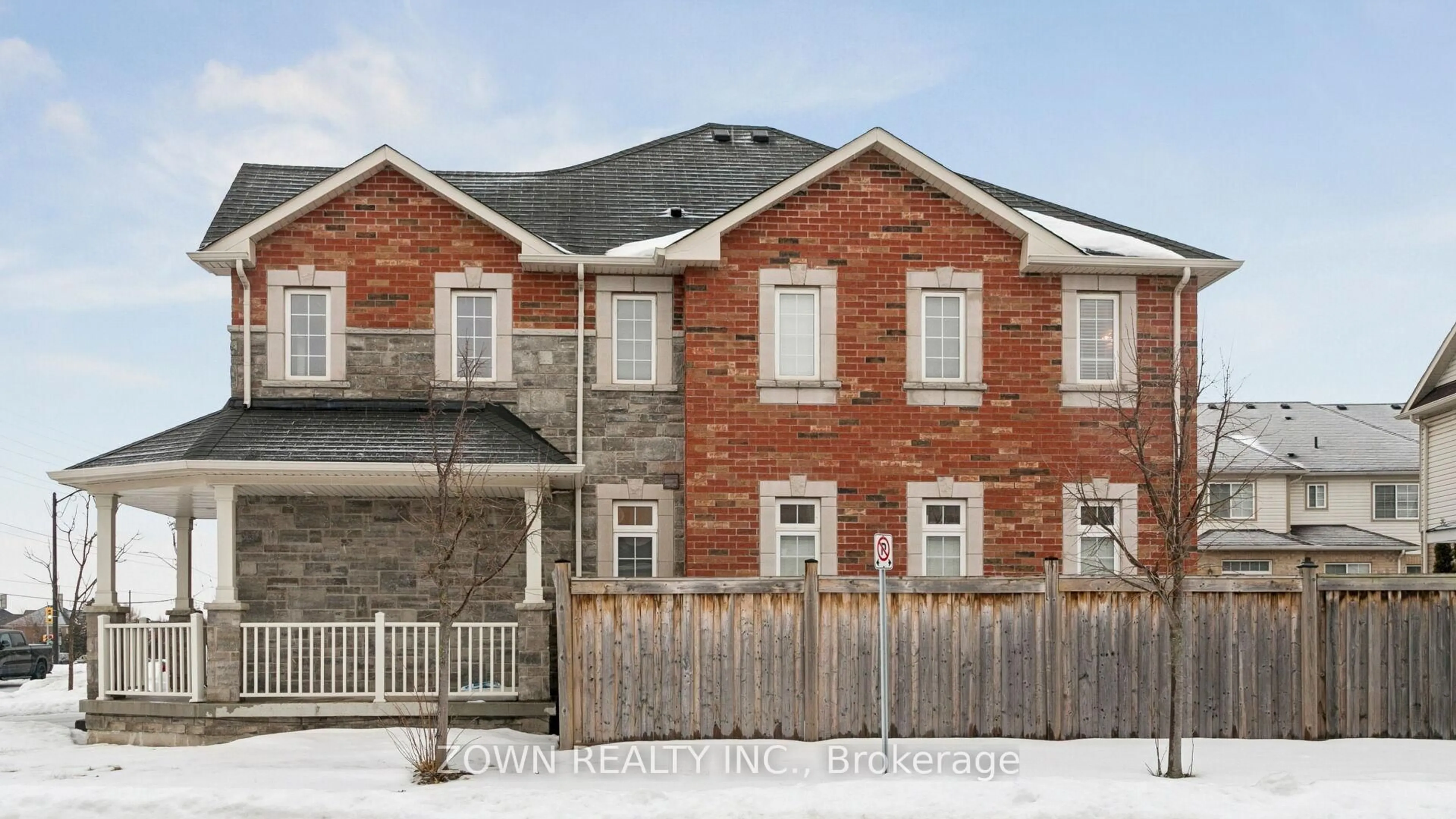 Home with brick exterior material, street for 611 MURRAY MEADOWS Pl, Milton Ontario L9T 8L7