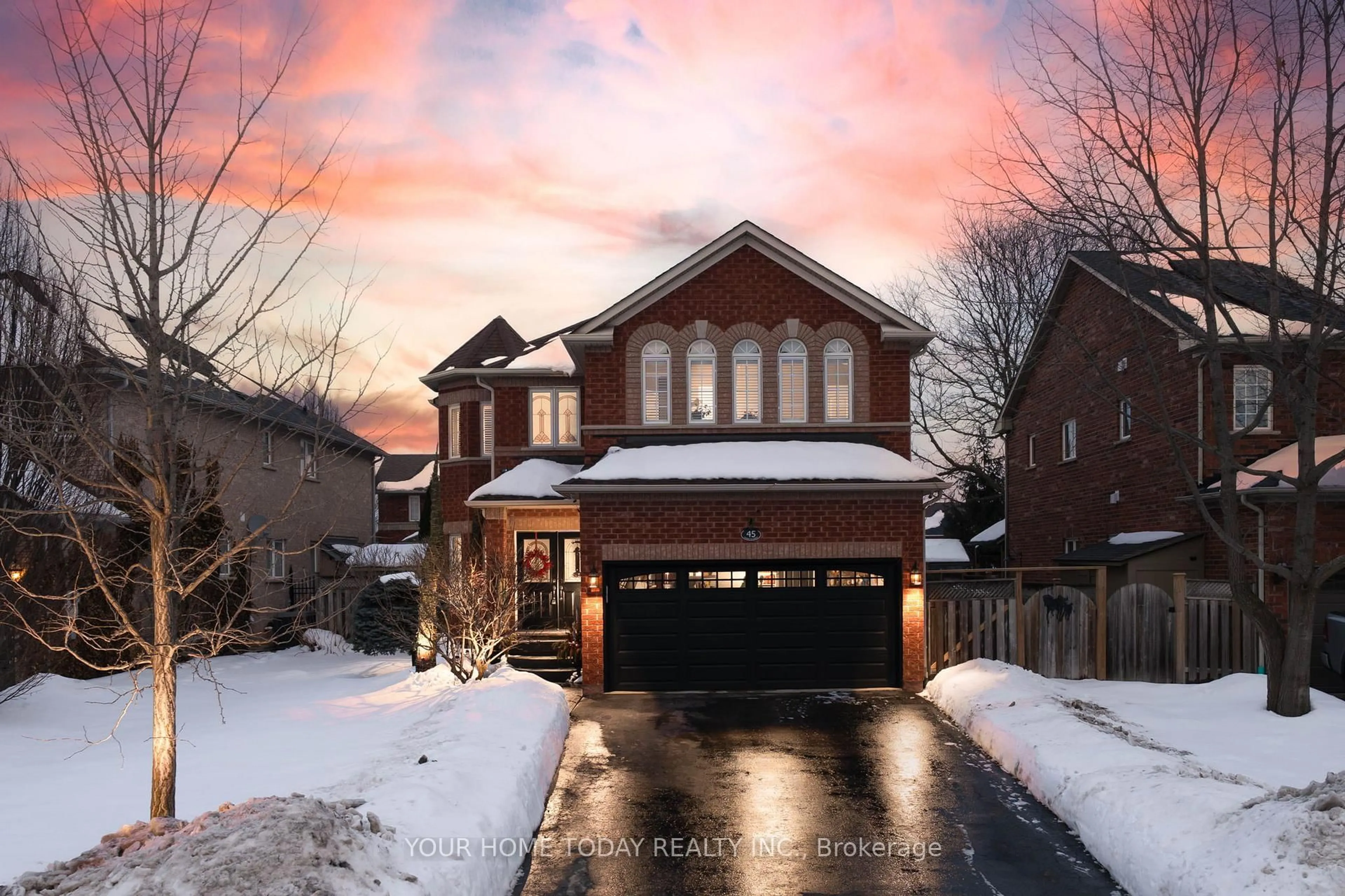 Home with brick exterior material, street for 45 Forsyth Cres, Halton Hills Ontario L7G 6G3