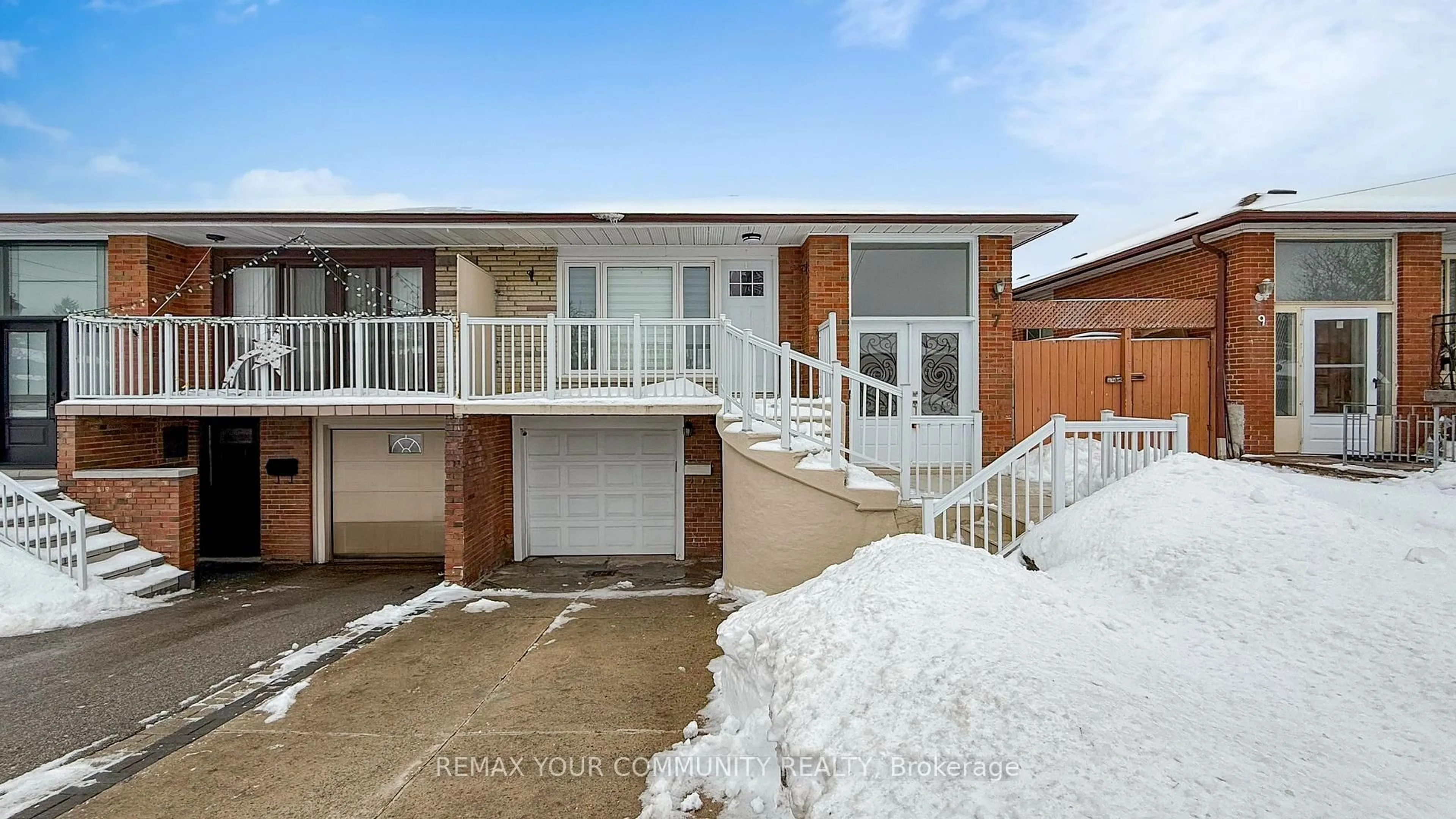 Home with brick exterior material, street for 7 Brazil Gate, Toronto Ontario M9L 1K3