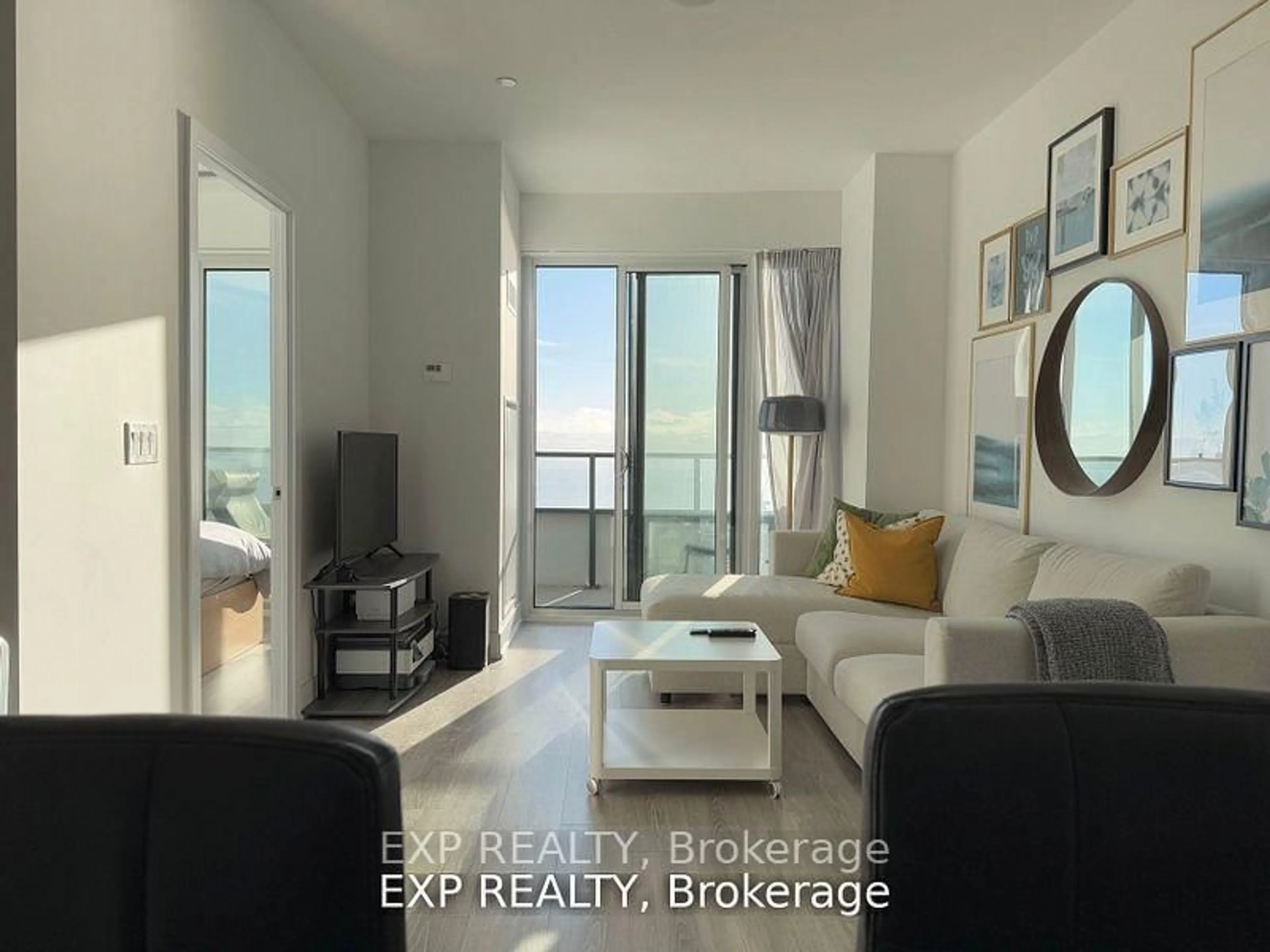 Living room with furniture, unknown for 20 Shore Breeze Dr #2808, Toronto Ontario M8V 0C7