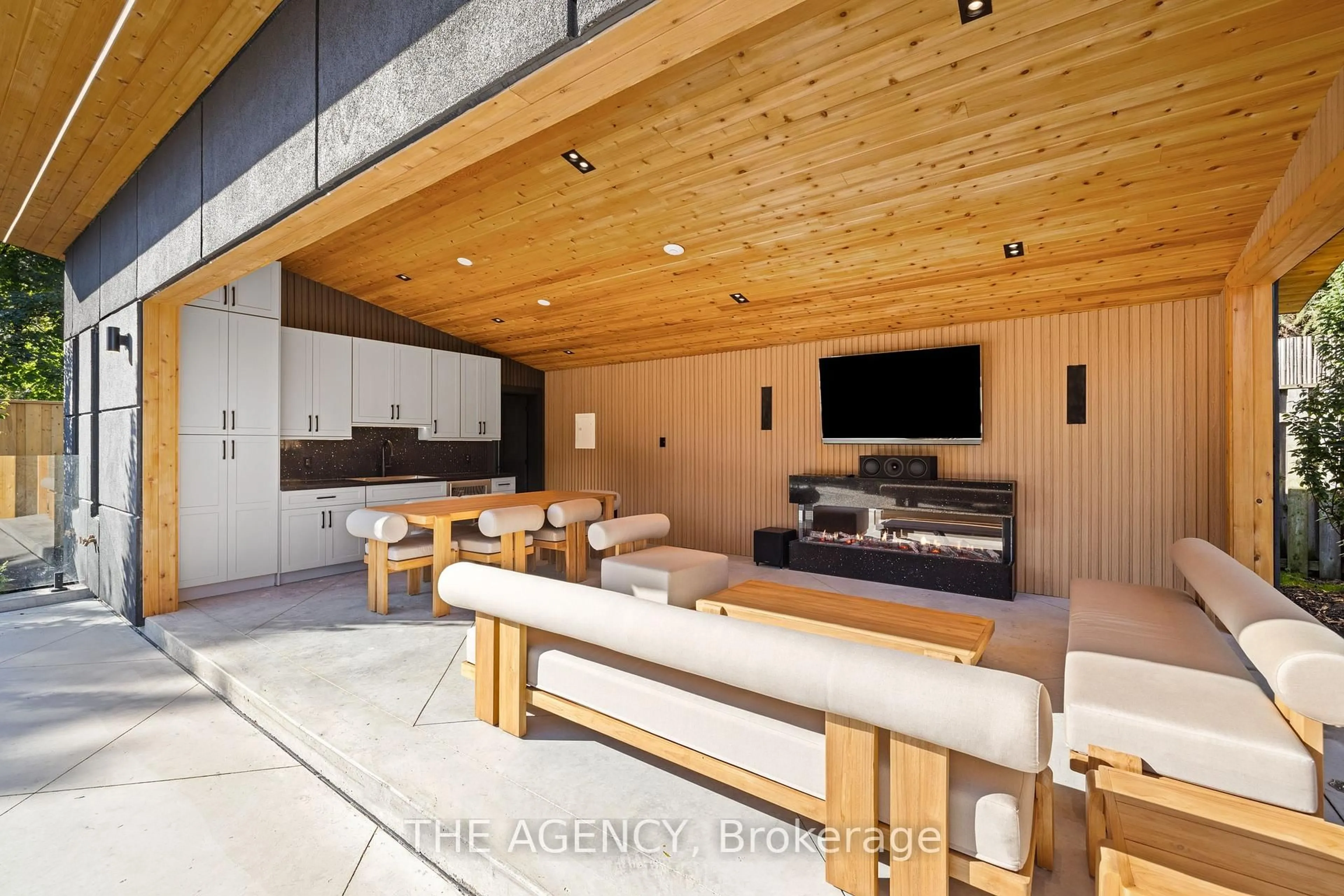 Home theater for 11 Burrows Ave, Toronto Ontario M9B 4W8