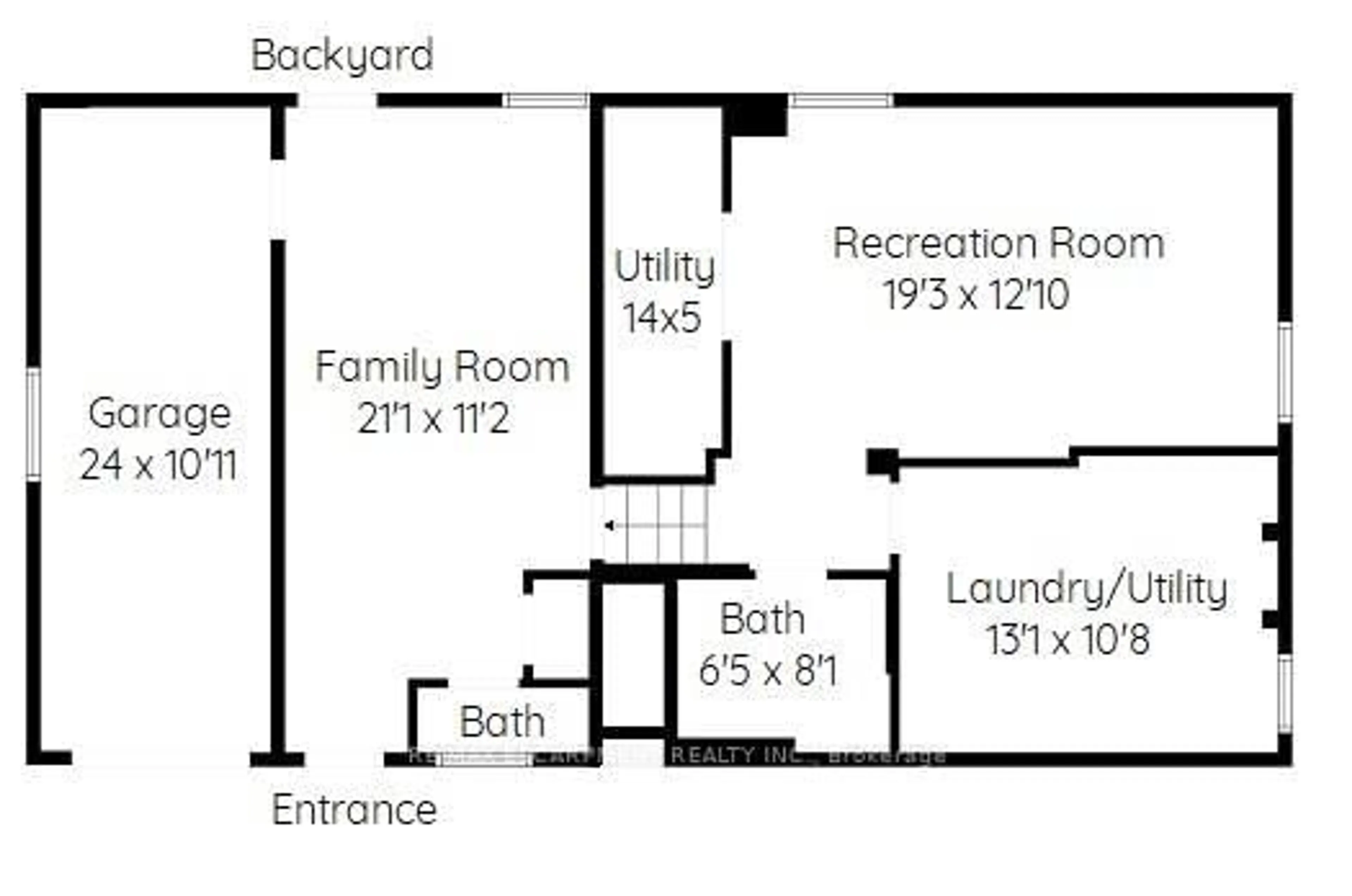 Floor plan for 626 Vanderburgh Dr, Burlington Ontario L7T 3W6