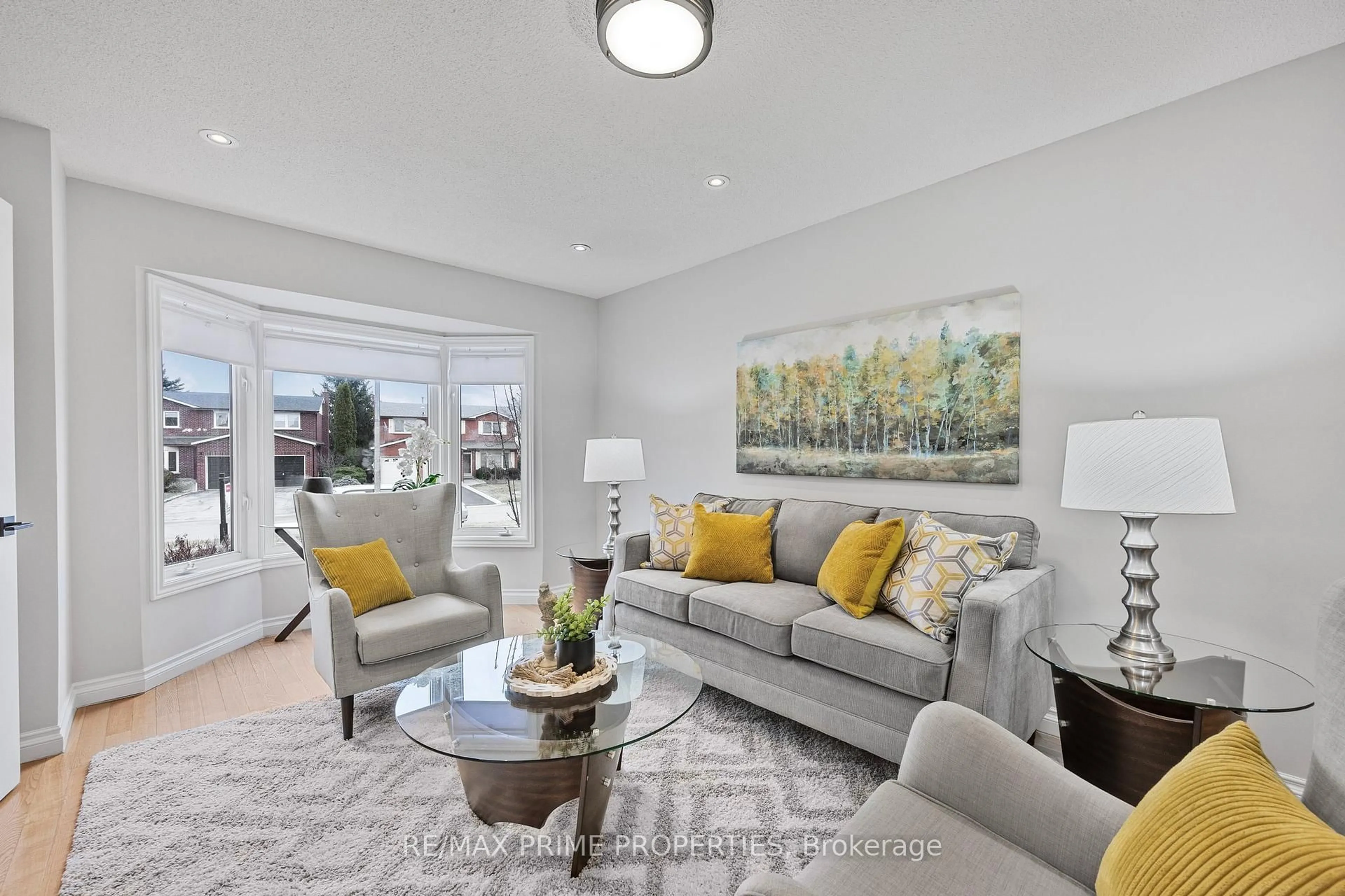 Living room with furniture, unknown for 49 De Rose Ave, Caledon Ontario L7E 1A9