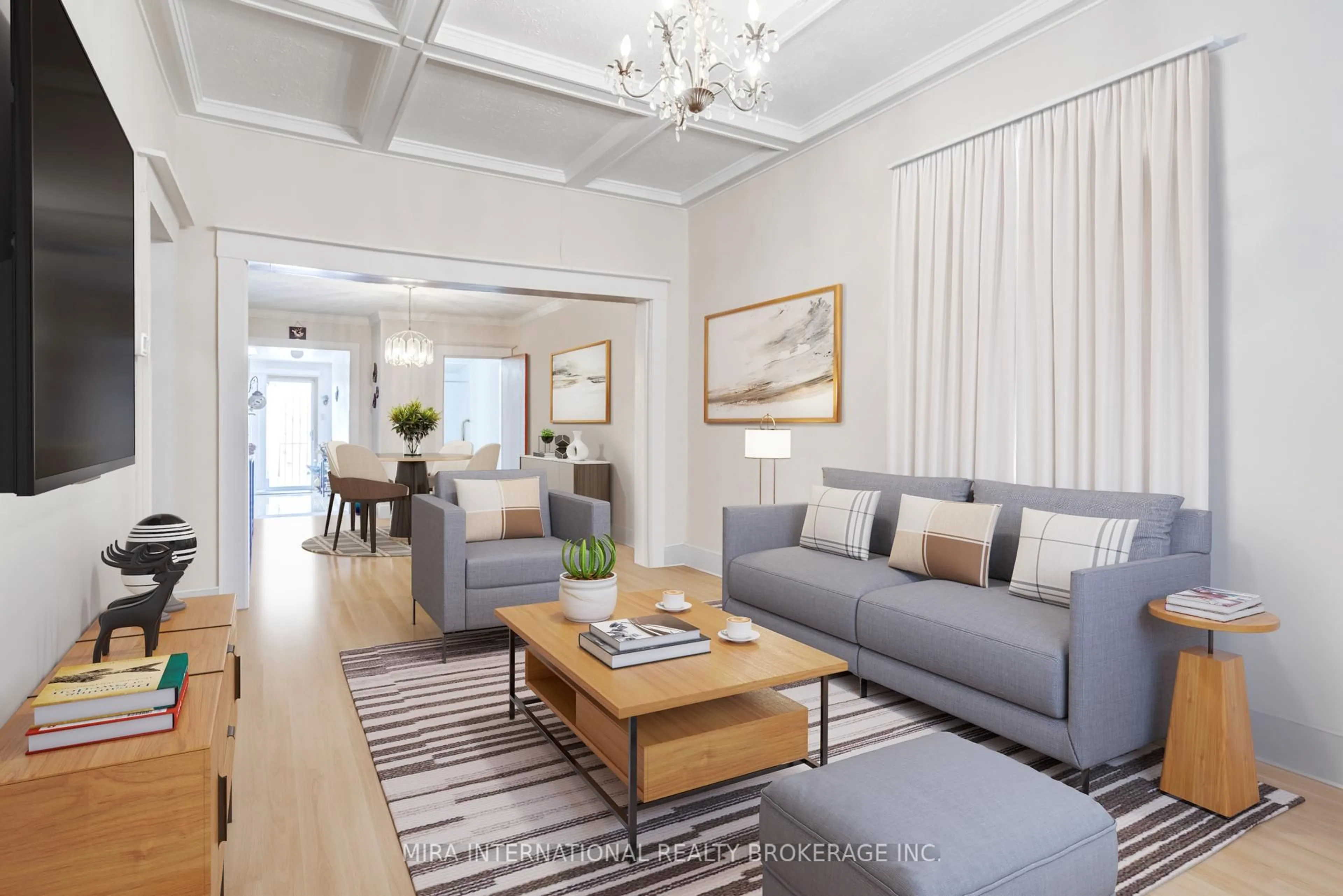 Living room with furniture, unknown for 37 Ruskin Ave, Toronto Ontario M6P 3P7