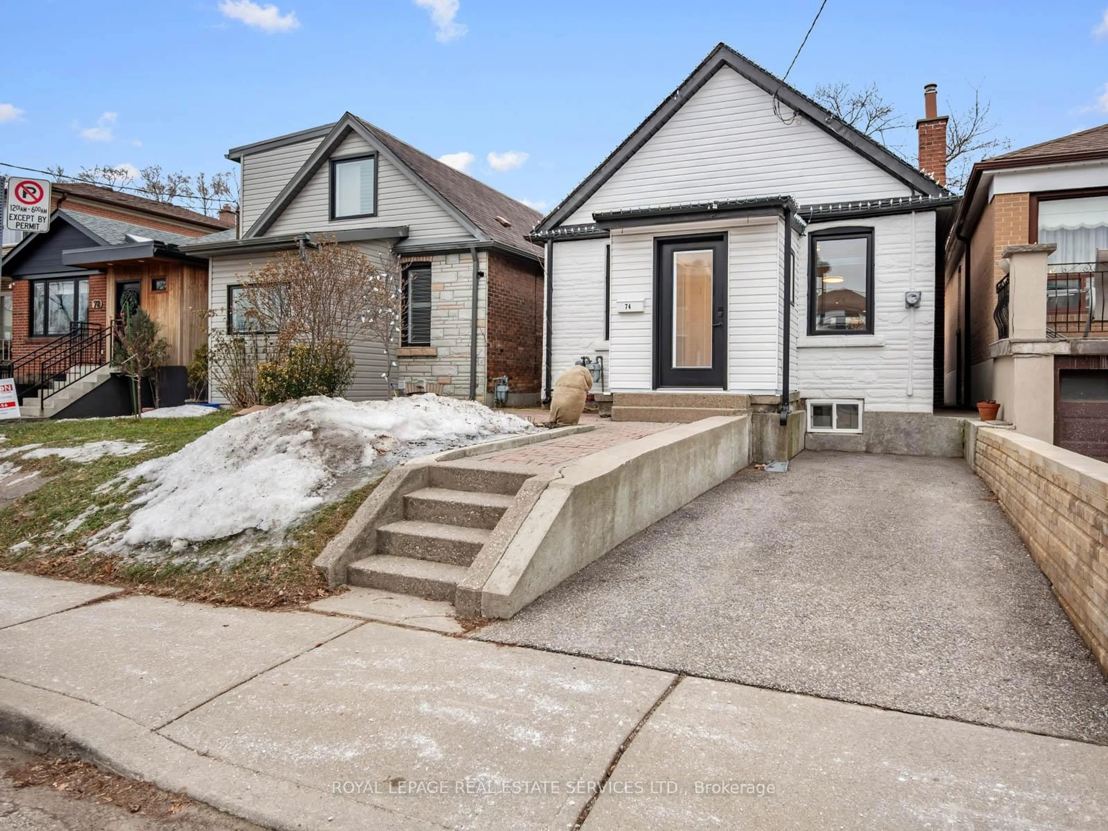 Home with brick exterior material, street for 74 Chryessa Ave, Toronto Ontario M6N 4T7