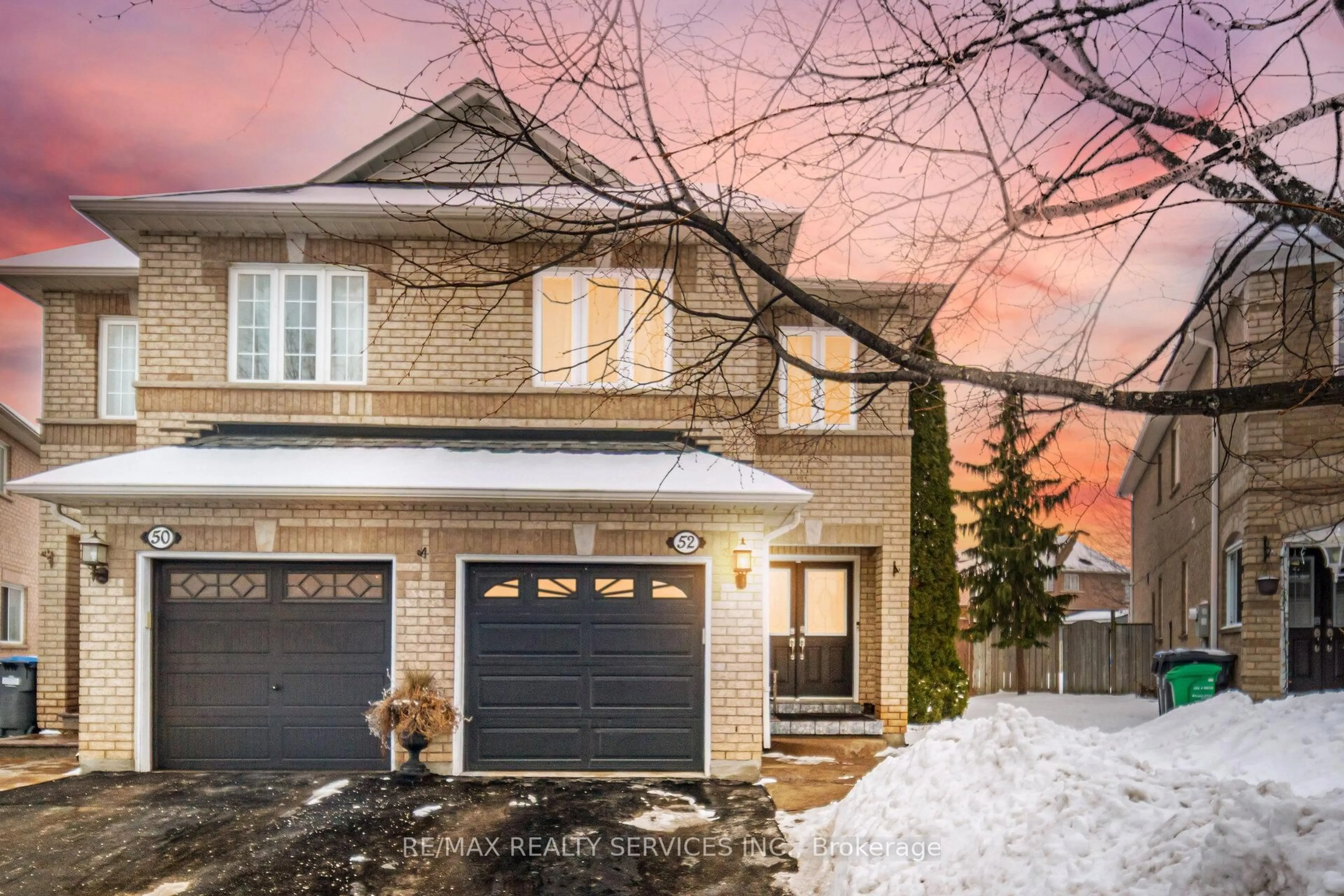 Home with brick exterior material, street for 52 Native Landing, Brampton Ontario L6X 5B1
