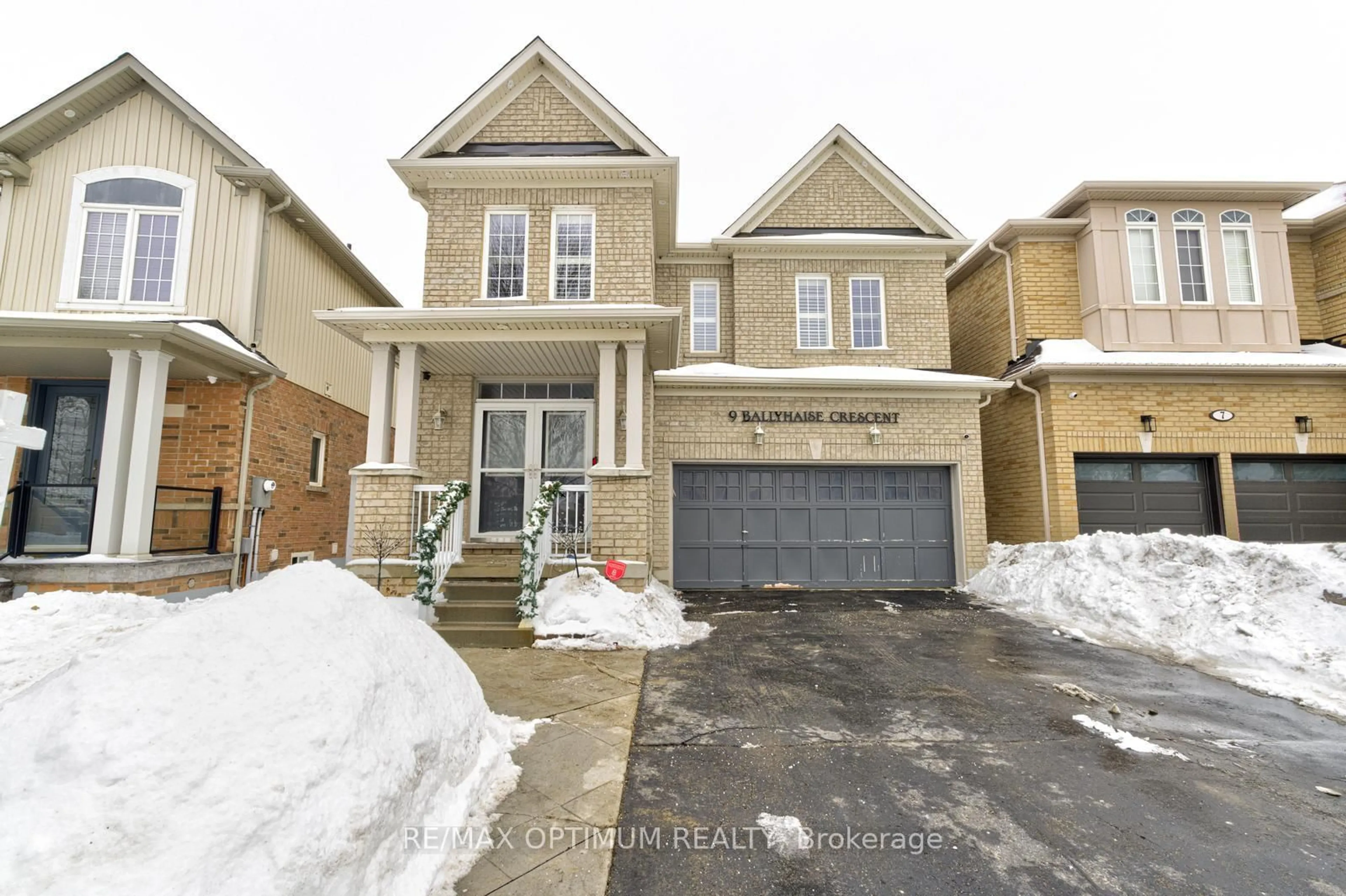 Home with brick exterior material, street for 9 Ballyhaise Cres, Brampton Ontario L6X 0Y2