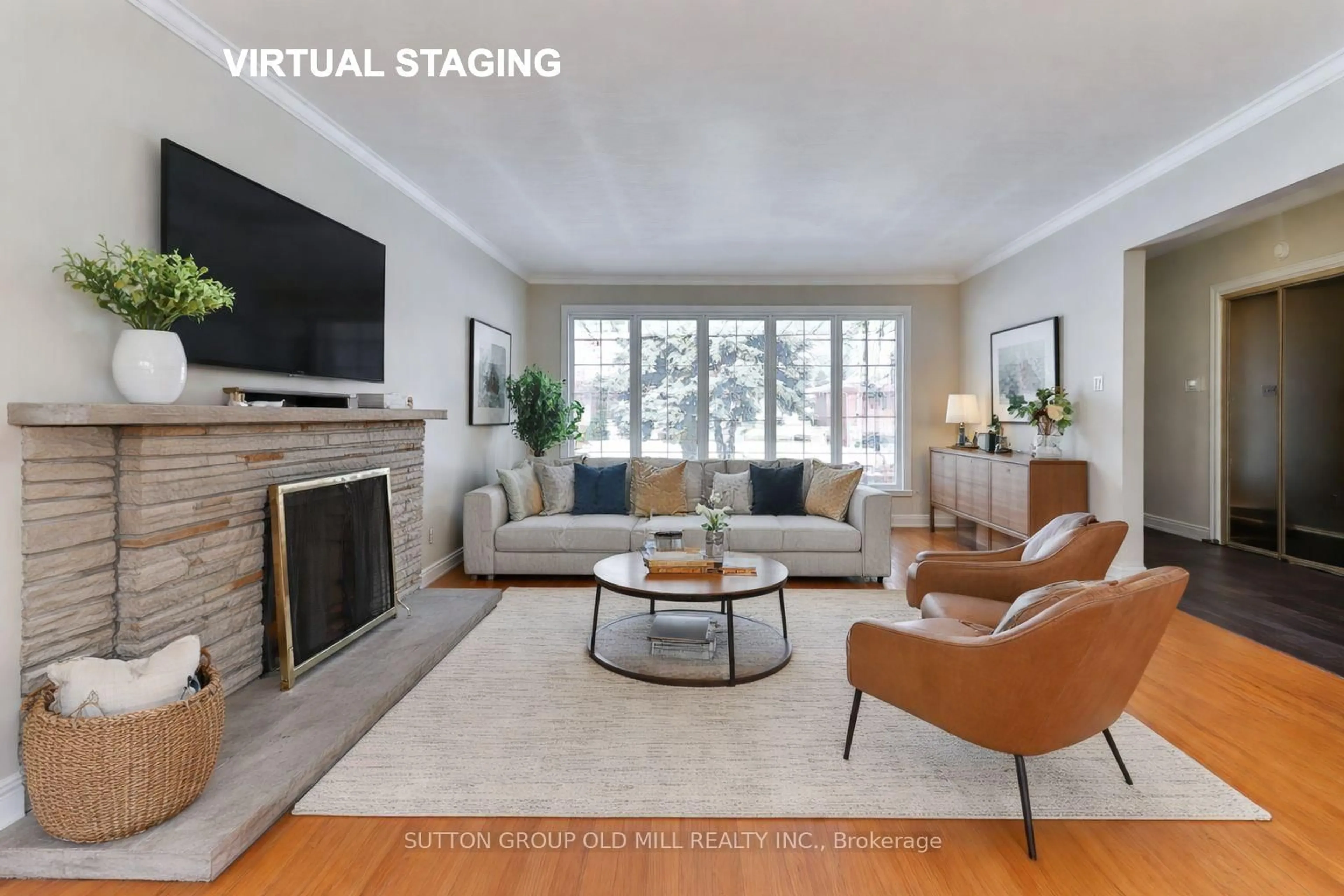 Living room with furniture, unknown for 15 Manorhampton Dr, Toronto Ontario M9P 1E1