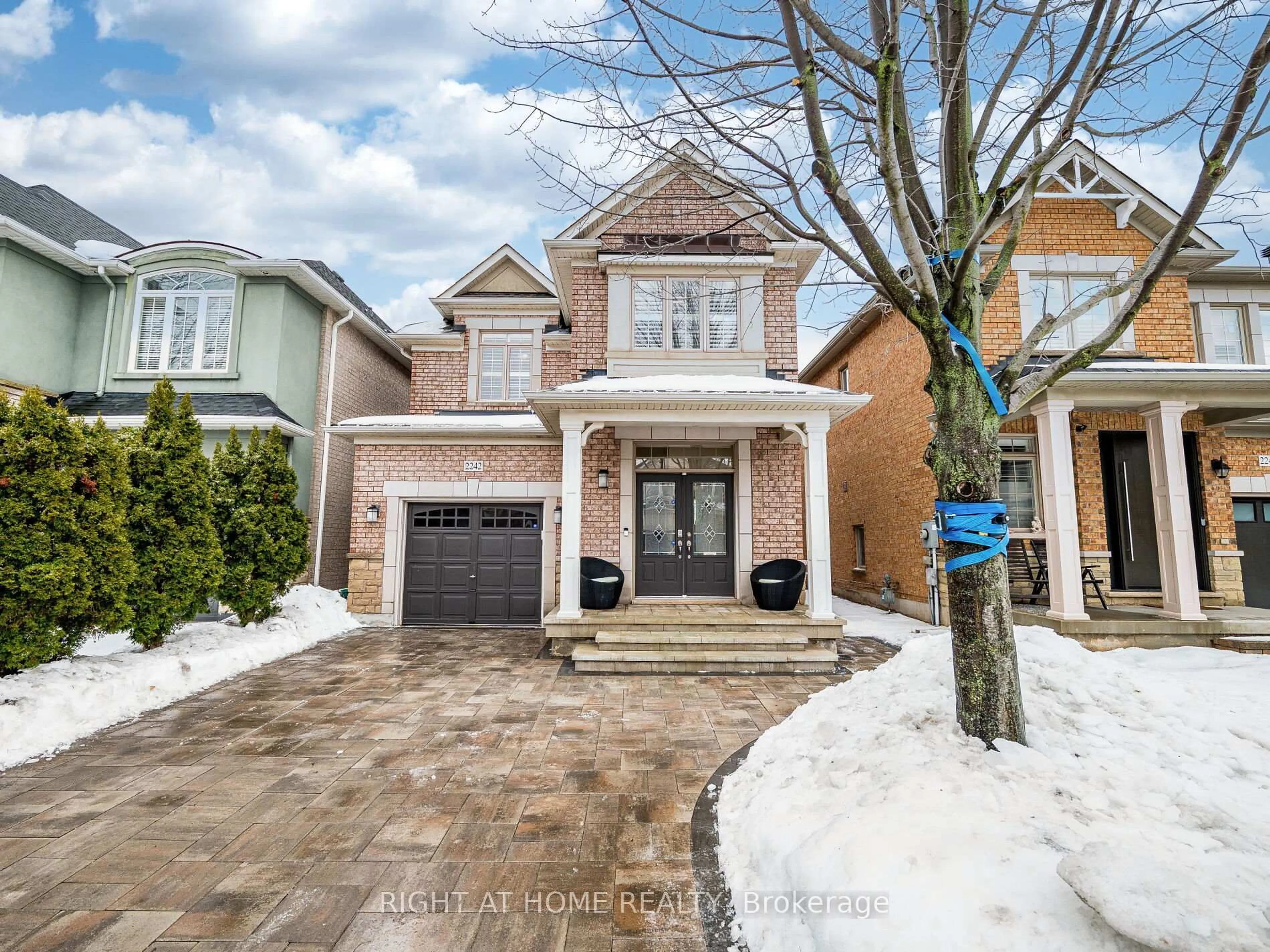 Home with brick exterior material, street for 2242 Kwinter Rd, Oakville Ontario L6M 0H2
