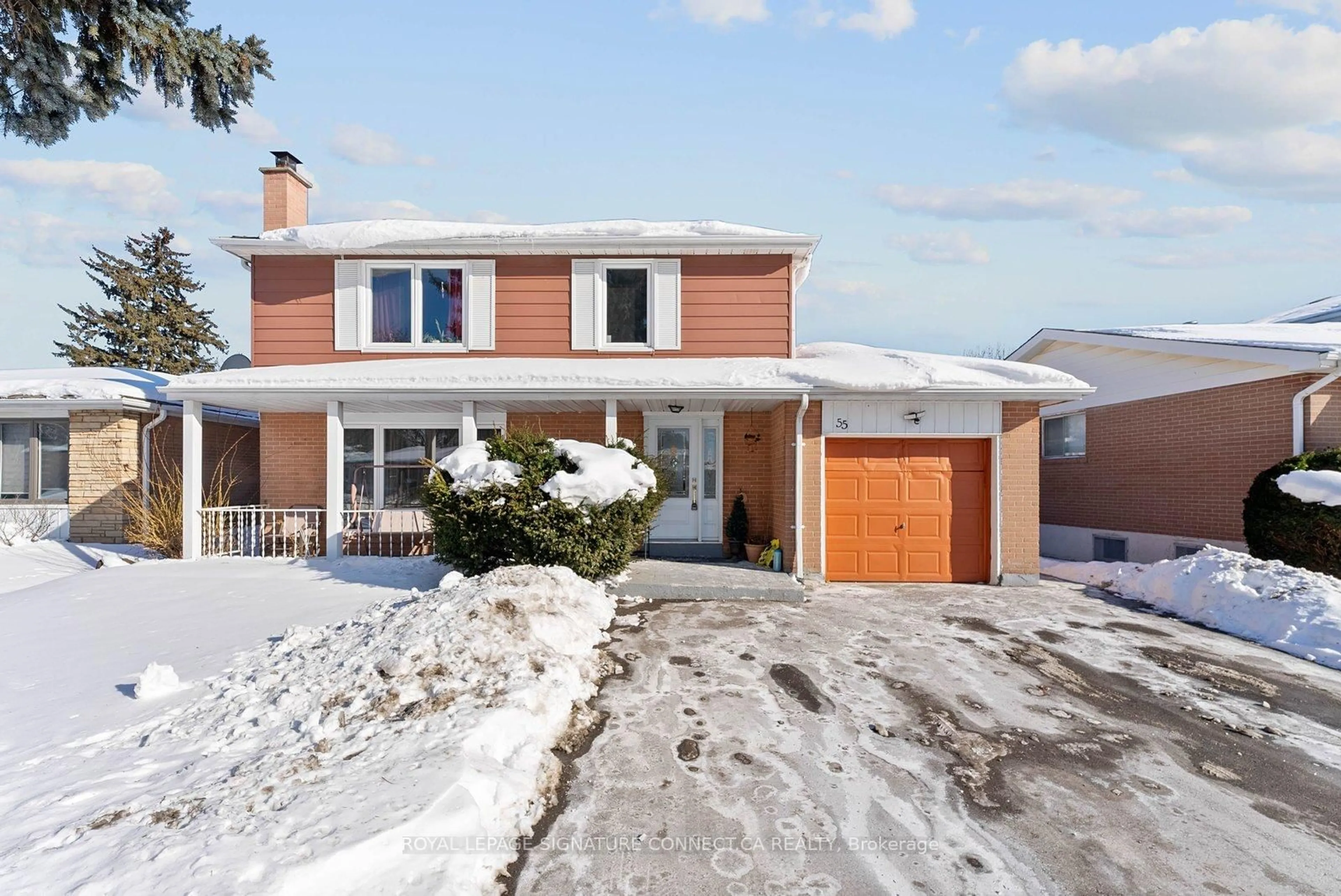 Home with brick exterior material, street for 55 Braemar Dr, Brampton Ontario L6T 2L5