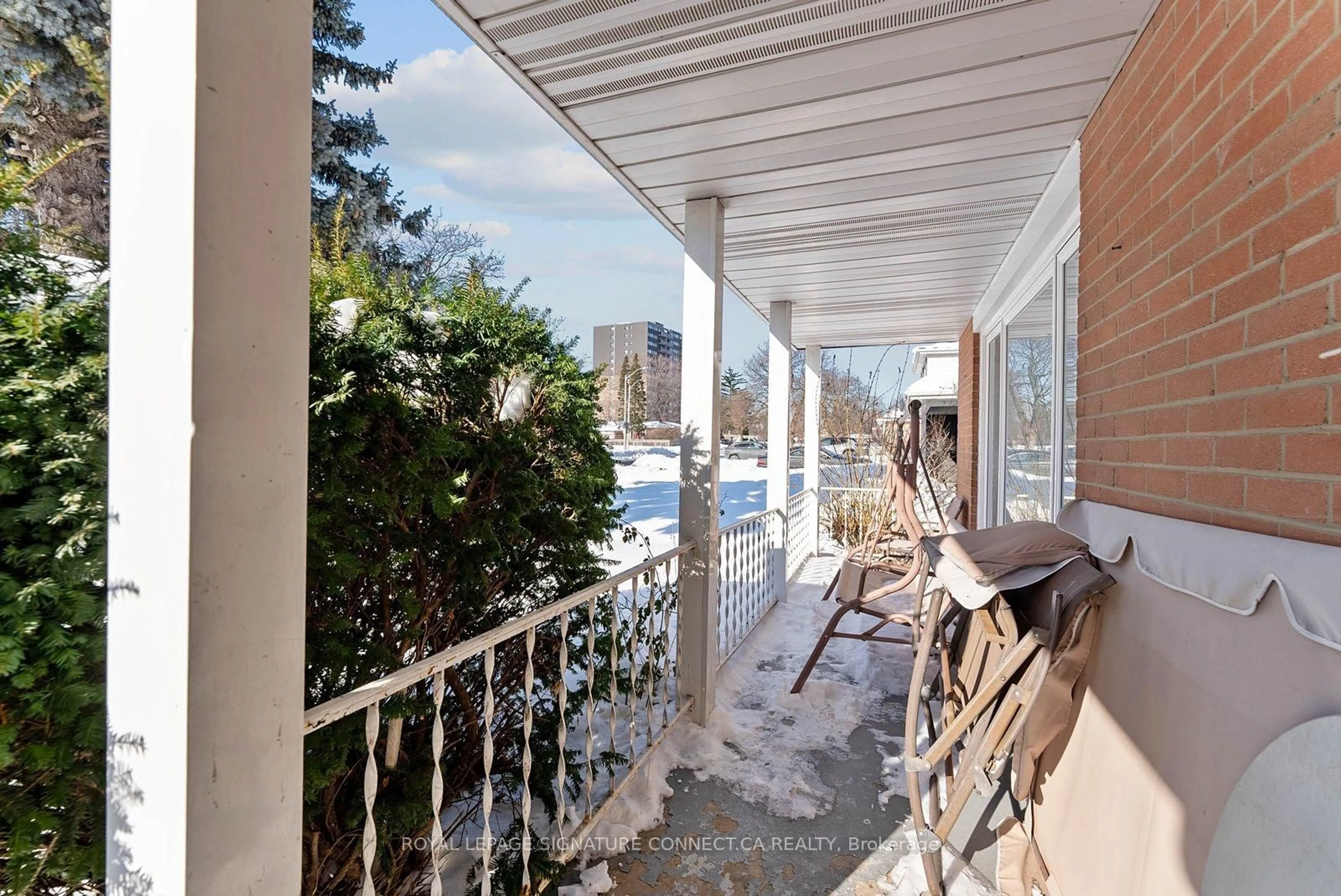 Balcony in the apartment, unknown for 55 Braemar Dr, Brampton Ontario L6T 2L5